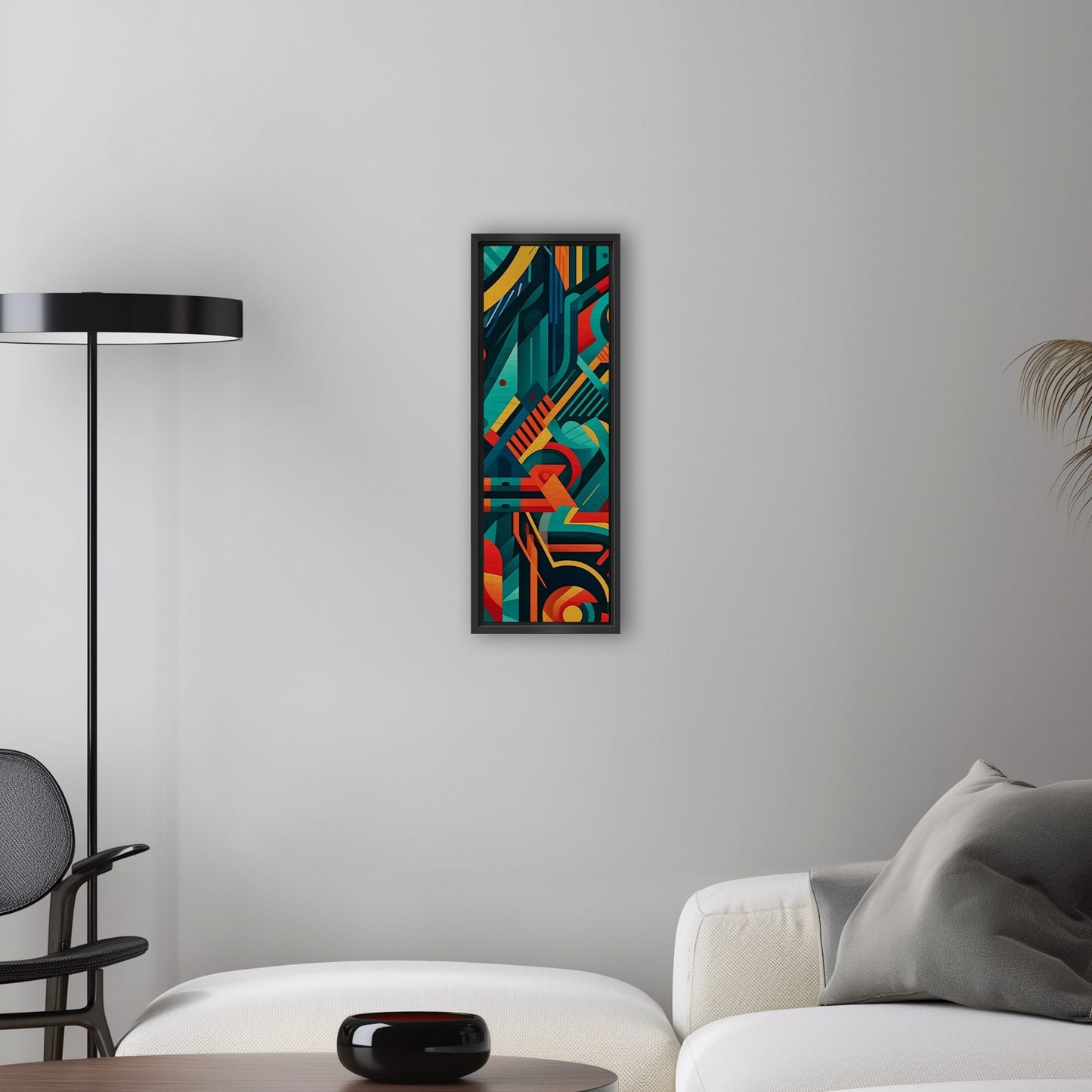 Bold graphic pattern wall art inspired by modern design - Vibrant Abstraction