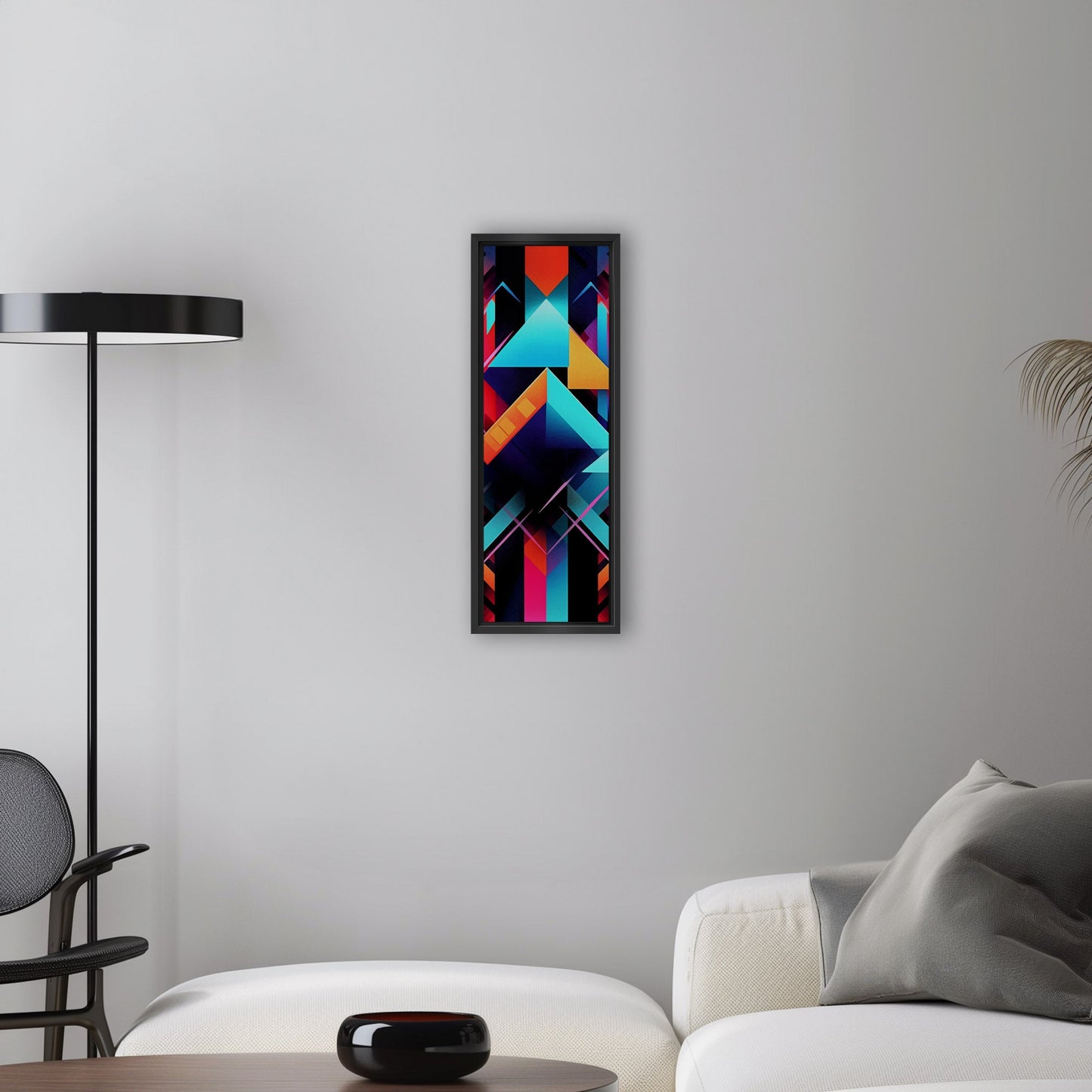 Bold neon geometric shapes - Electric Oasis