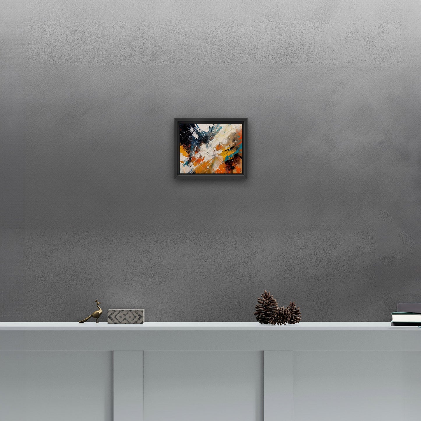 Abstract elegance with mesmerizing painterly brush strokes - Enchanting Aura