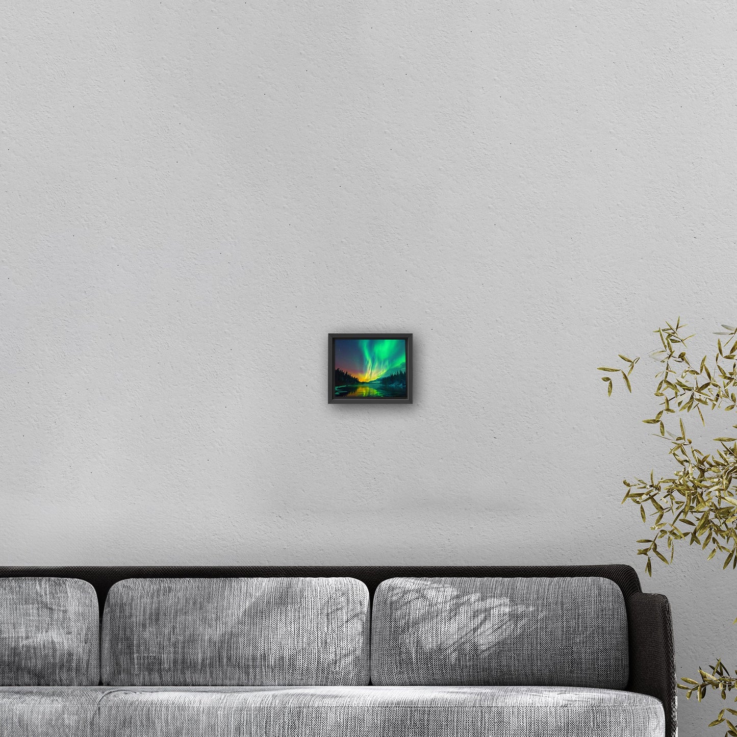 Shimmering Aurora Borealis Wall Art - Enchanted Ethereal Vision