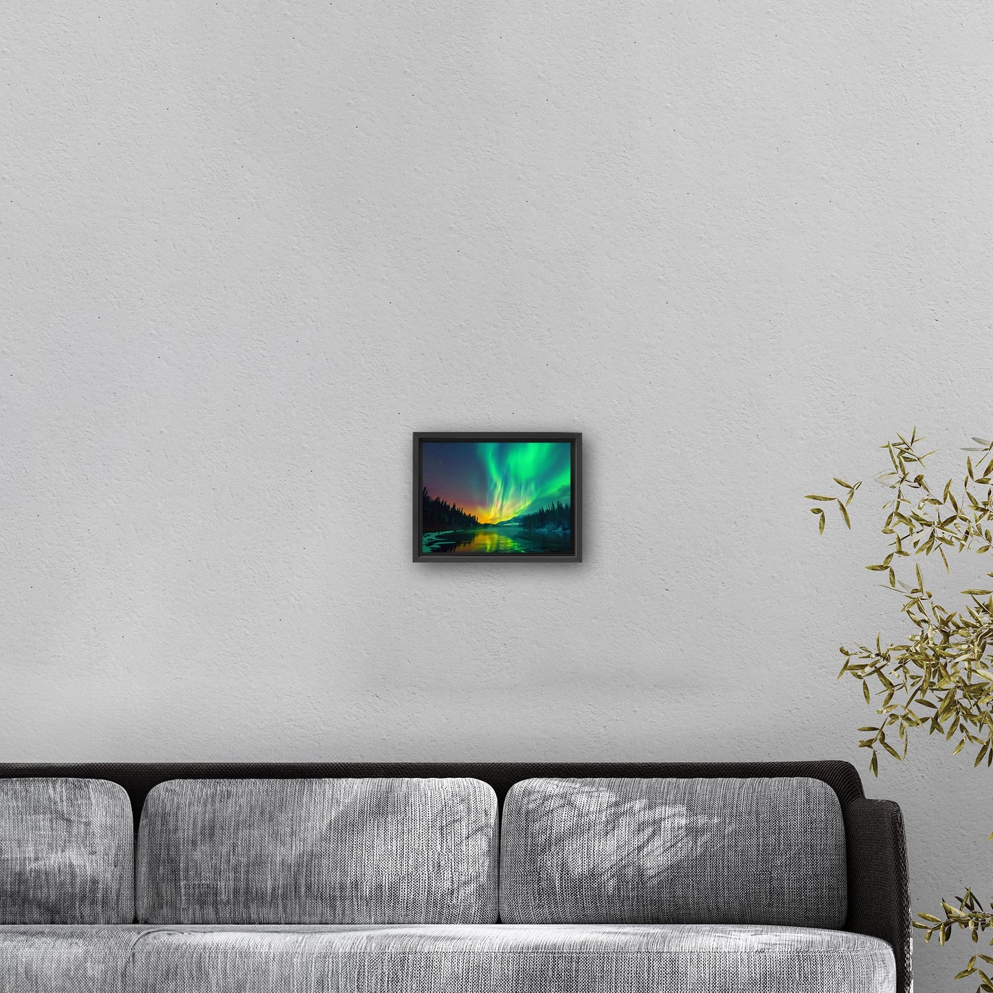 Shimmering Aurora Borealis Wall Art - Enchanted Ethereal Vision