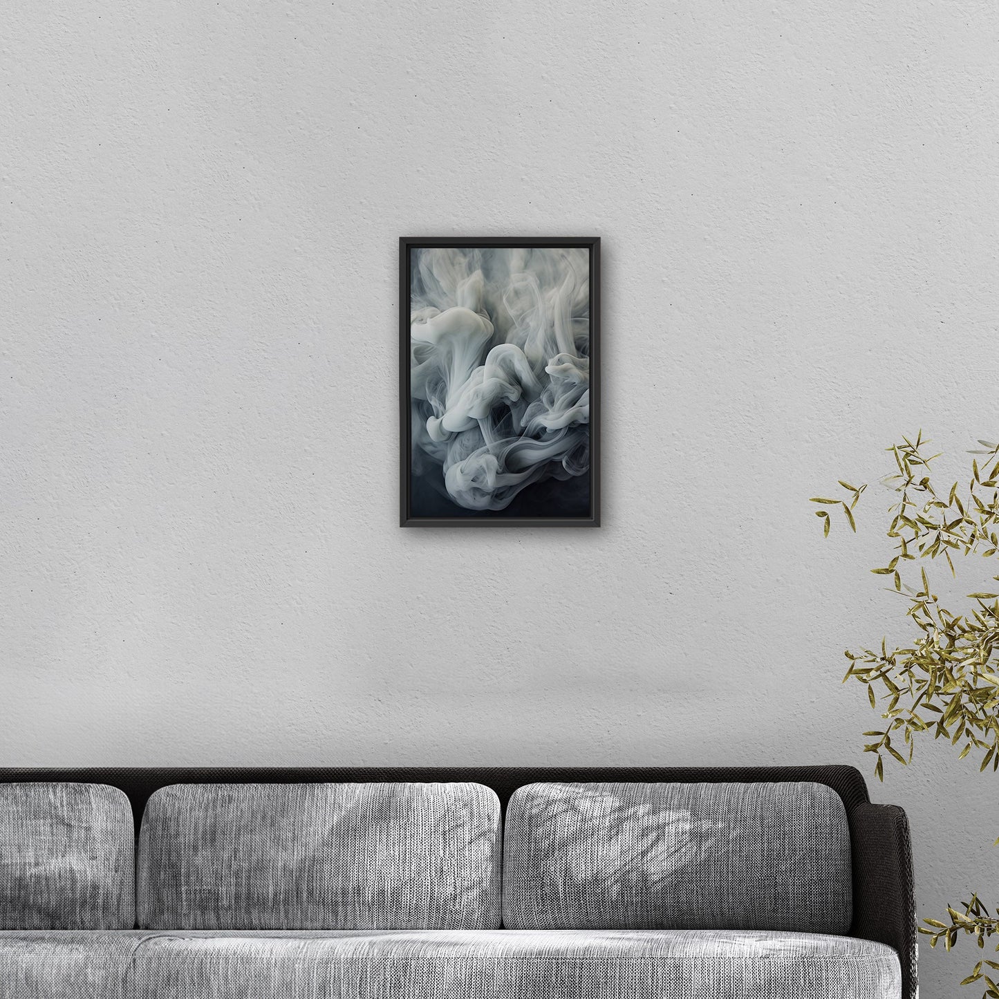 White and Grey Photorealistic Smoke Swirls - Ethereal Swirls