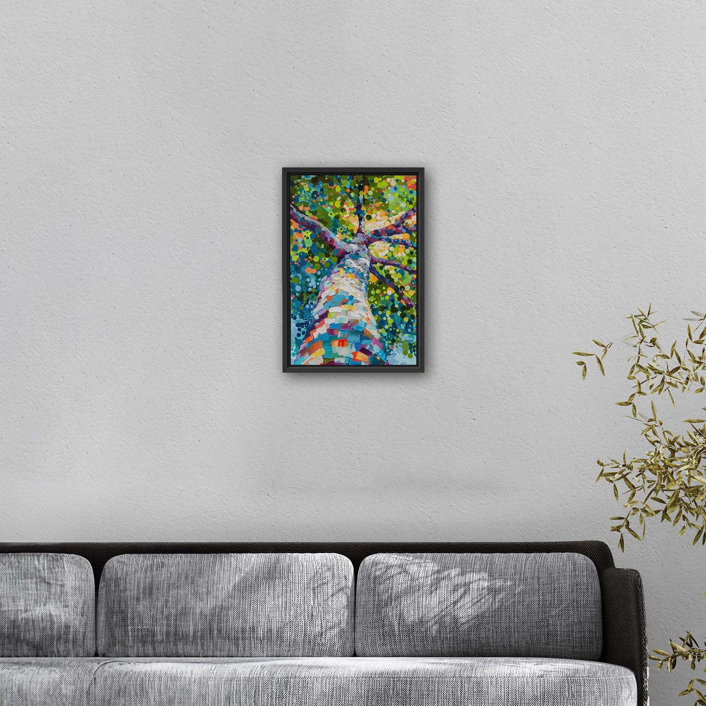 Vibrant tree exuding nature's beauty - Tranquility Enchantment