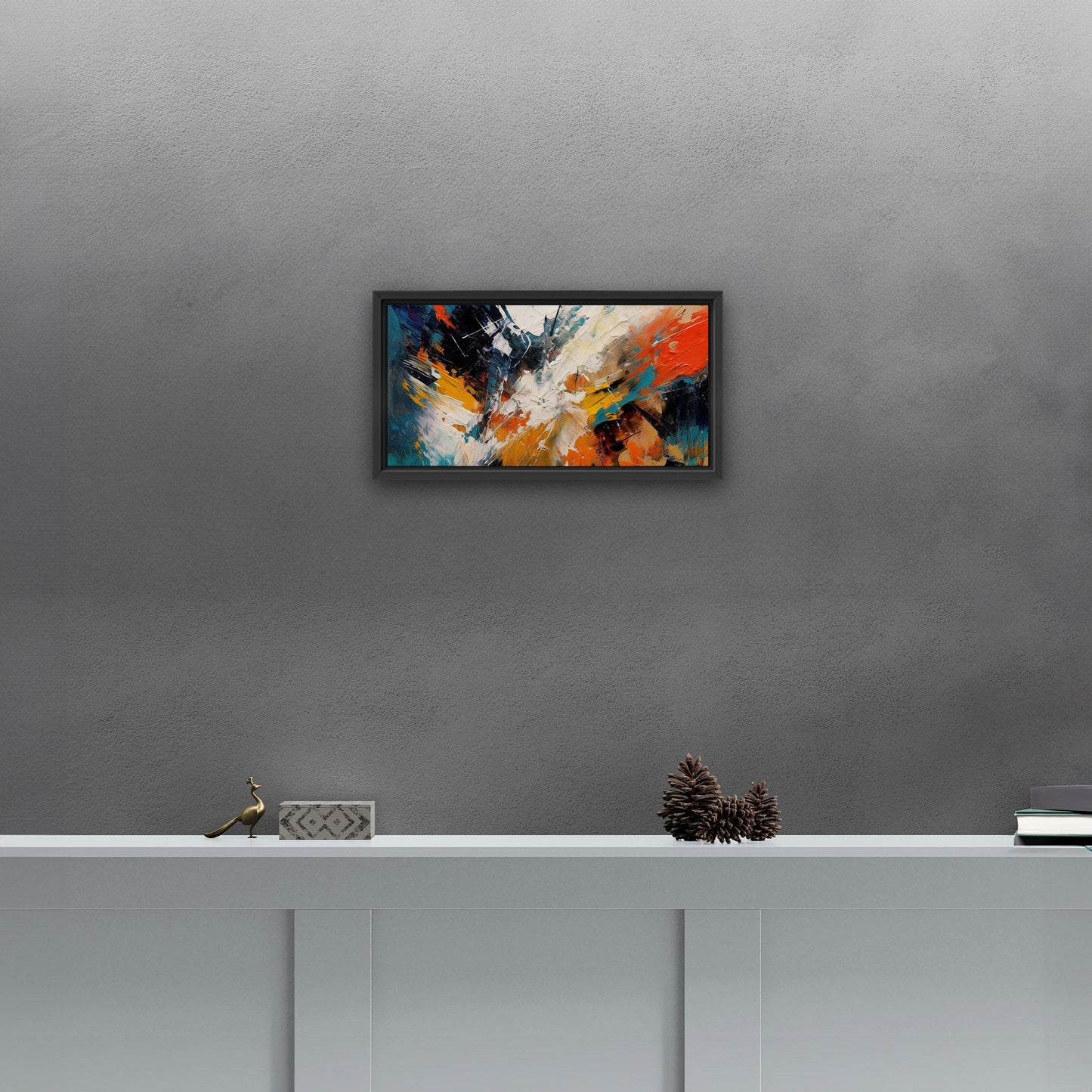 Abstract elegance with mesmerizing painterly brush strokes - Enchanting Aura