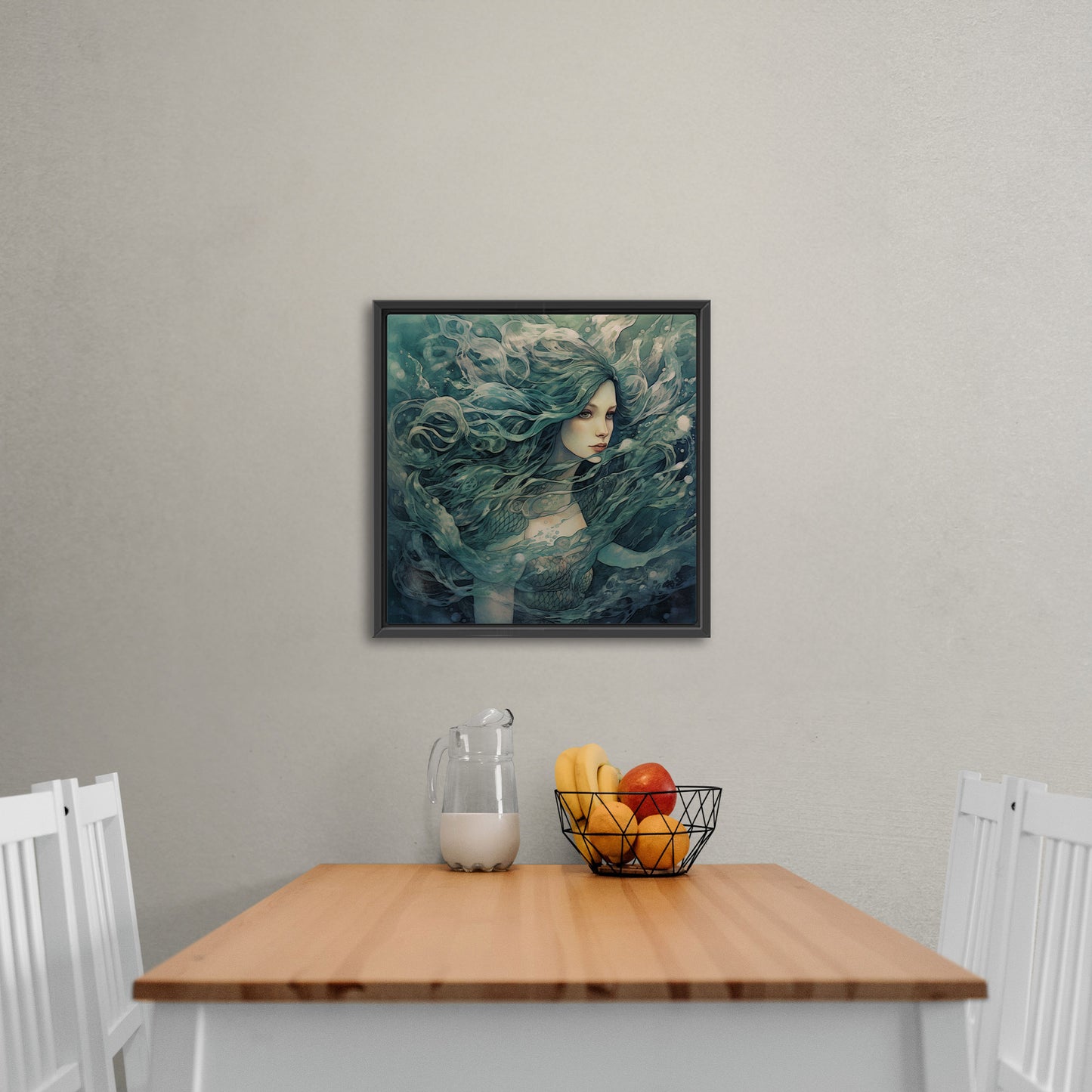 Enchanting mermaid swimming in mystical ocean - Serene Siren