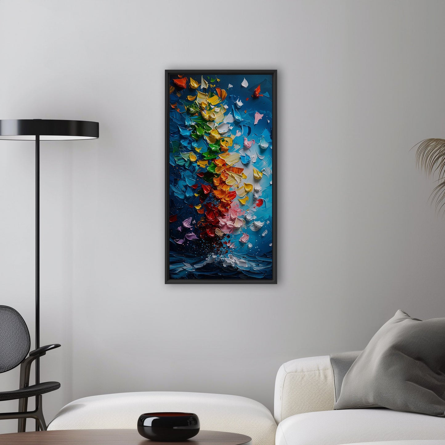 Textured Oil Paint Abstract - Chaos Elegance