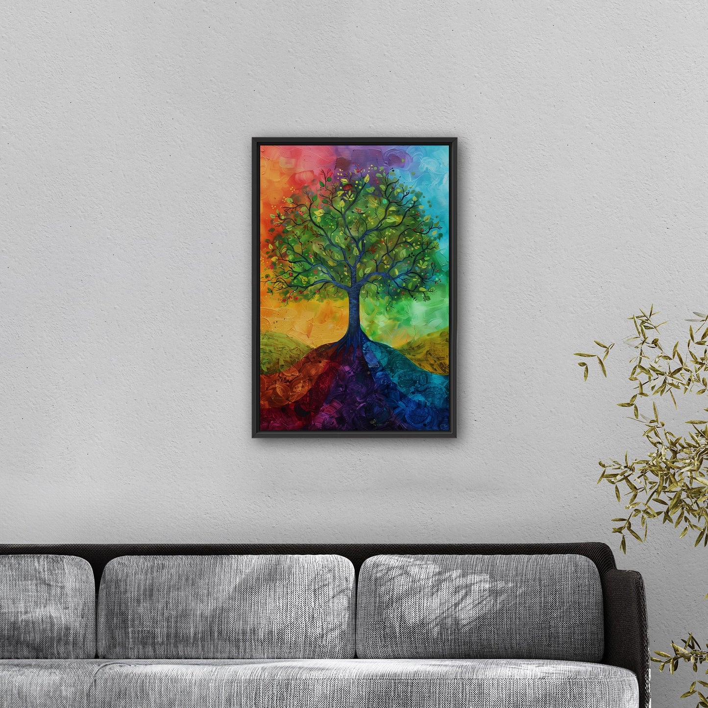 Abstract Tree of Life - Mystical Elegance