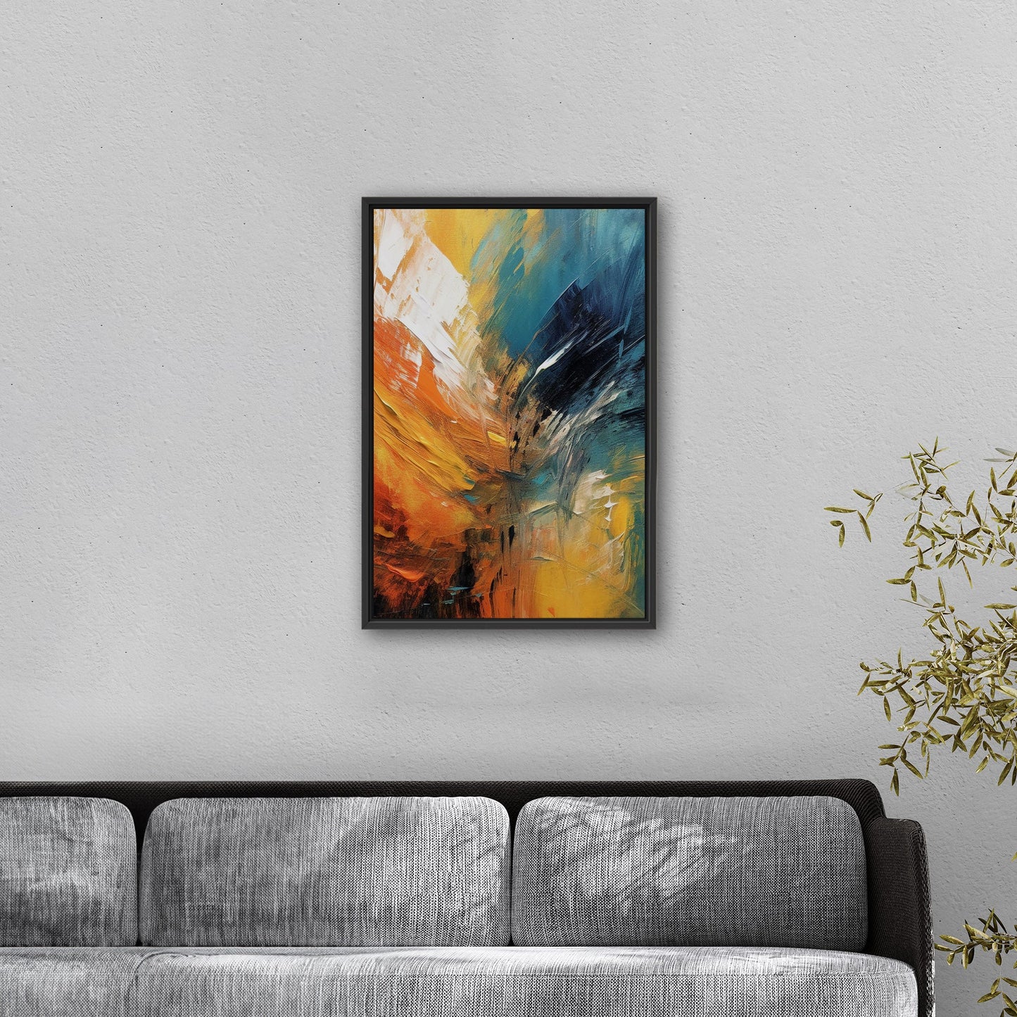 Transform your space with this mesmerizing artwork - Enchanted Brushstrokes