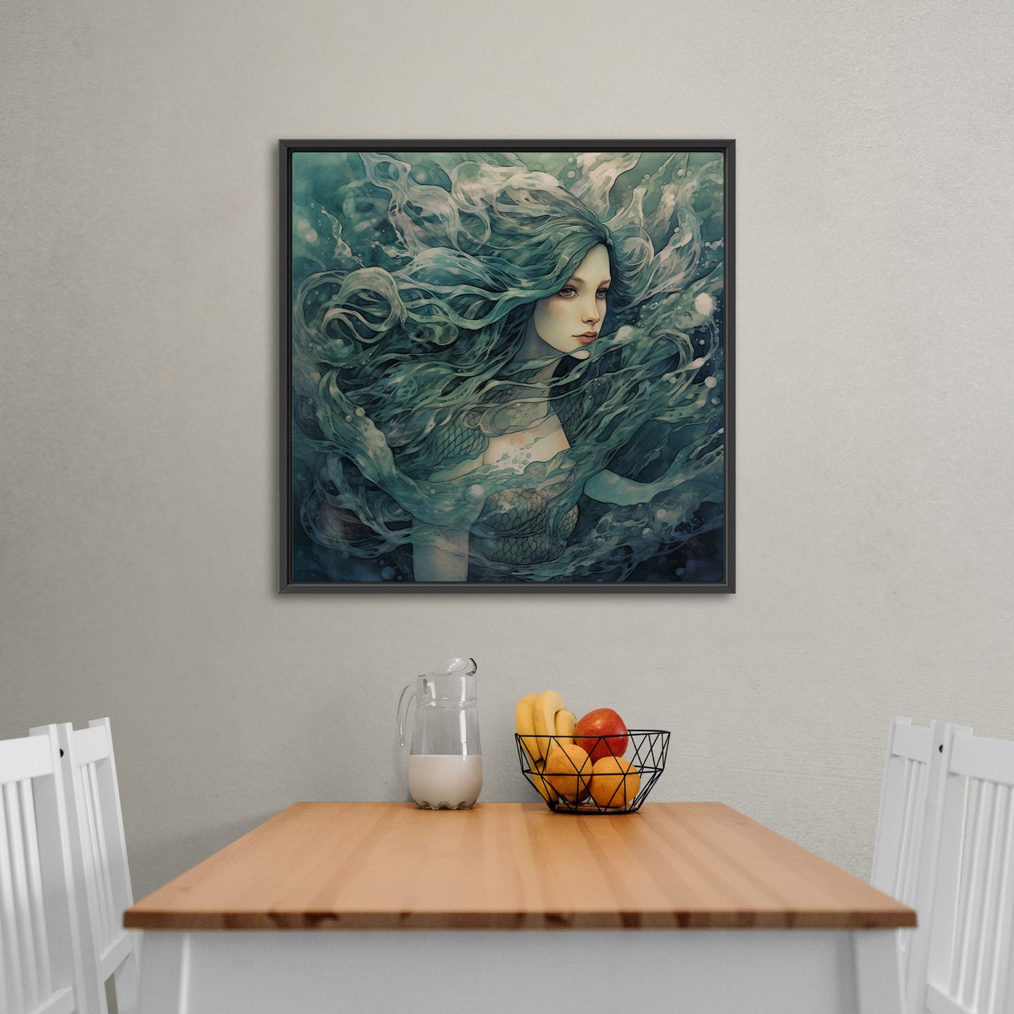 Enchanting mermaid swimming in mystical ocean - Serene Siren
