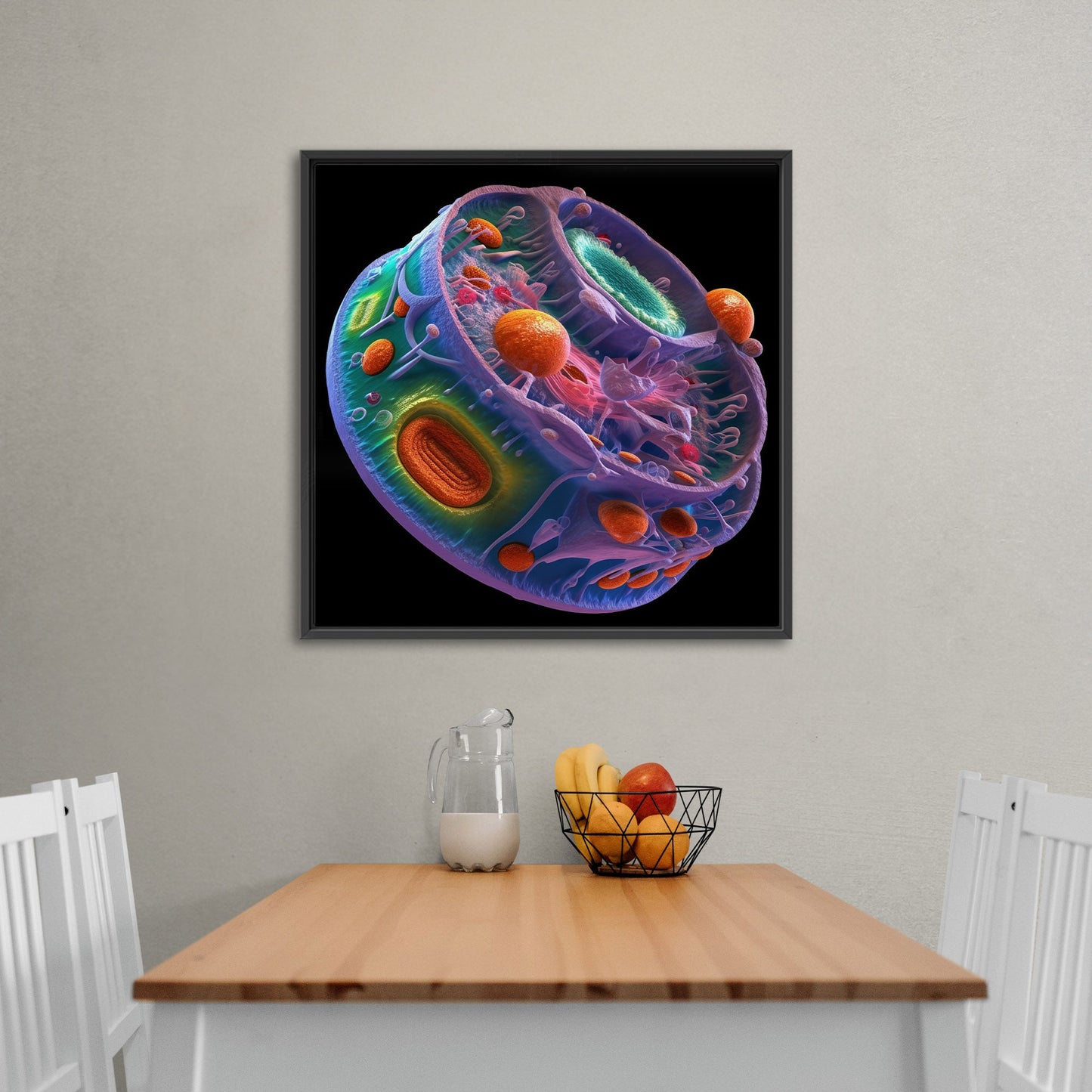 Detailed cell structure diagram - Life's Intricate Harmony