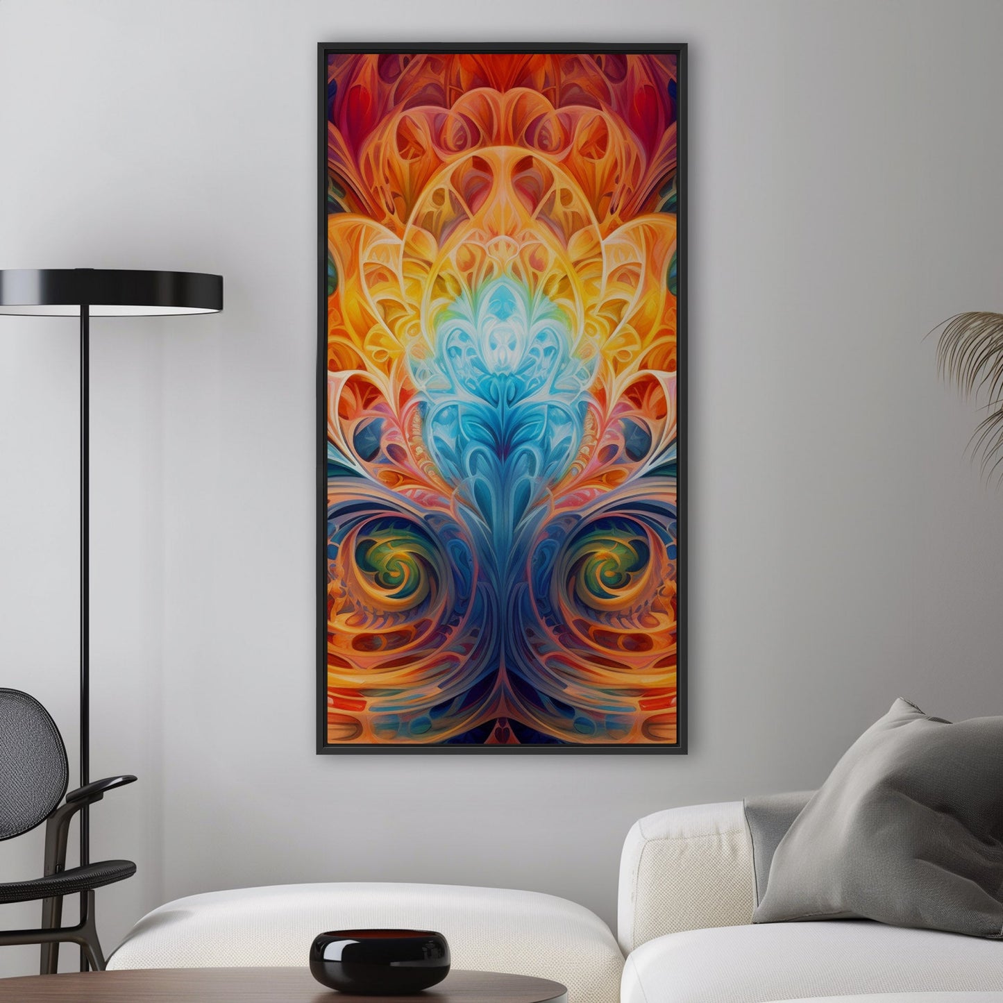 Symmetrical Digital Render Abstract - Recurring Kaleidoscope: Infinite Visual Complexity