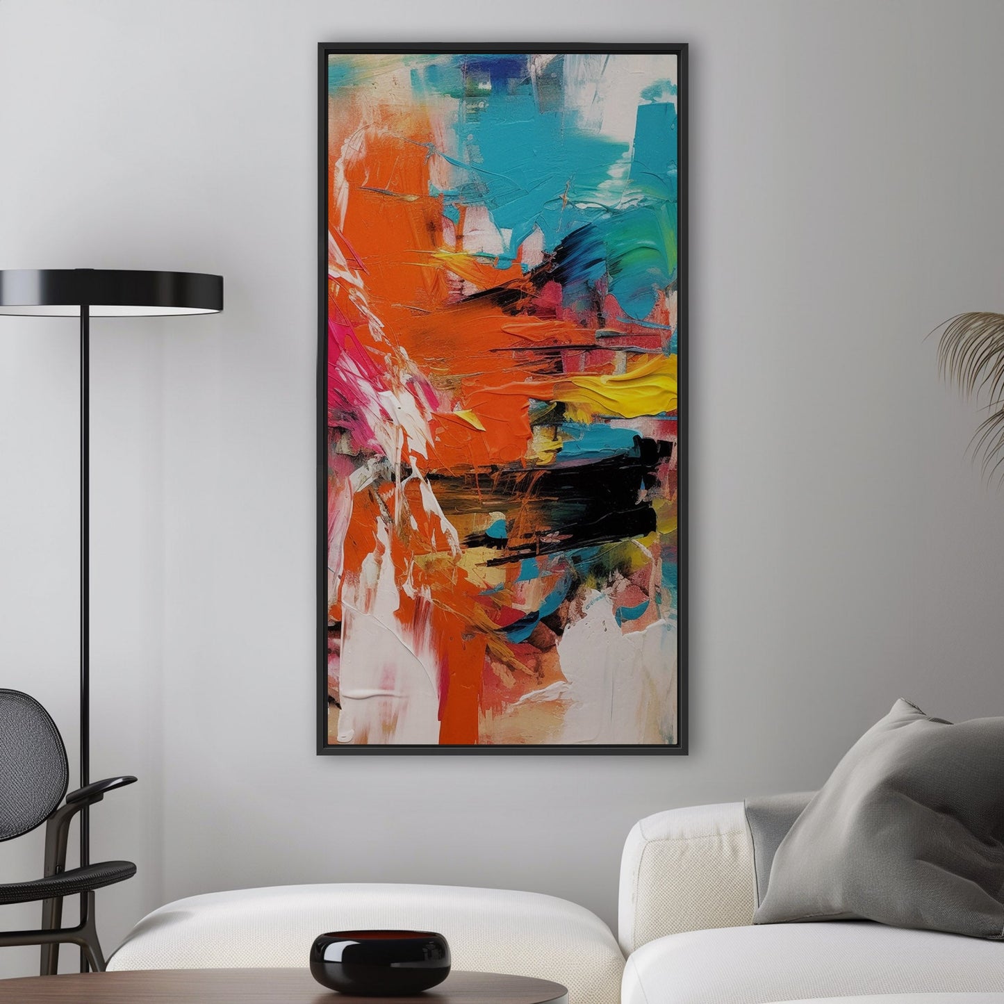 Captivating abstract art with vibrant colors - Spirited Creation