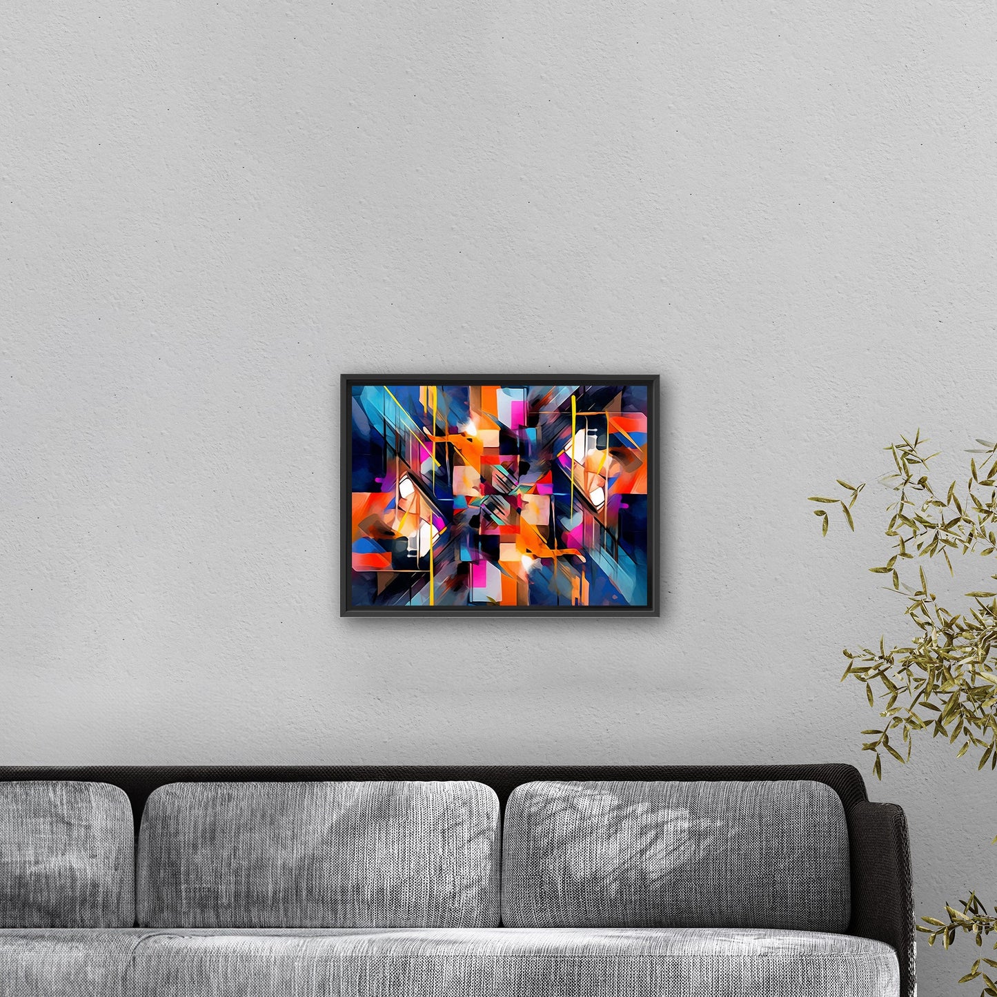 Bold abstract art piece - Vivid Spectrum