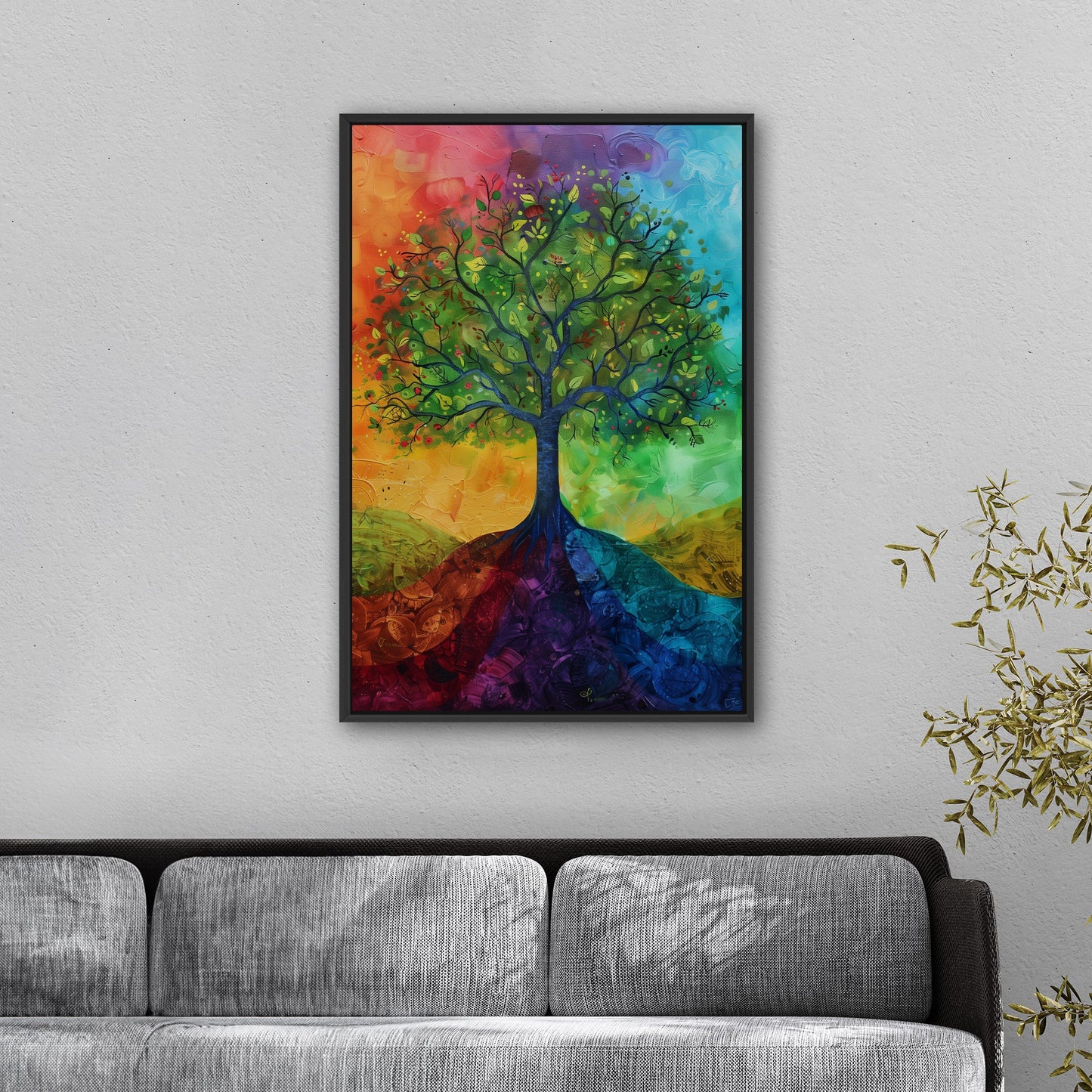 Abstract Tree of Life - Mystical Elegance