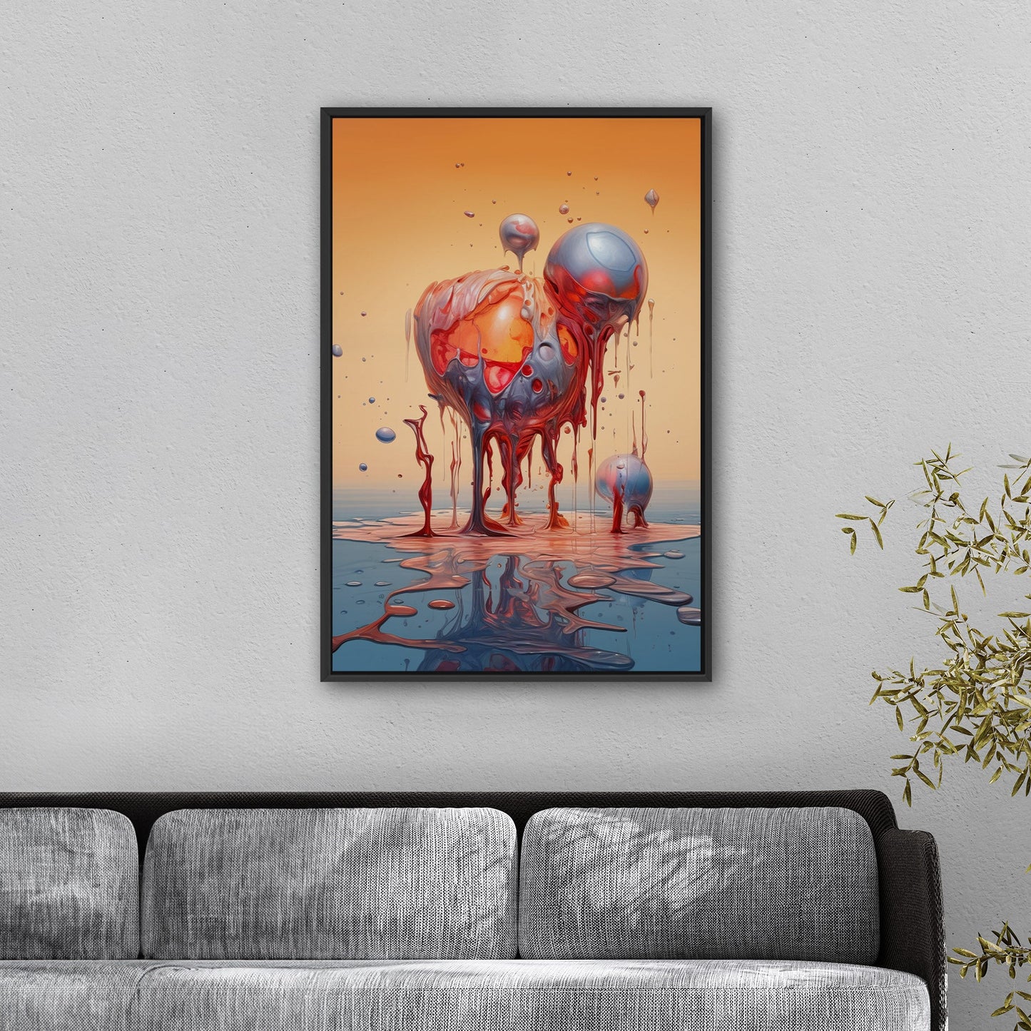 Surreal Abstract Digital Art Render - Ethereal Melting Dreams