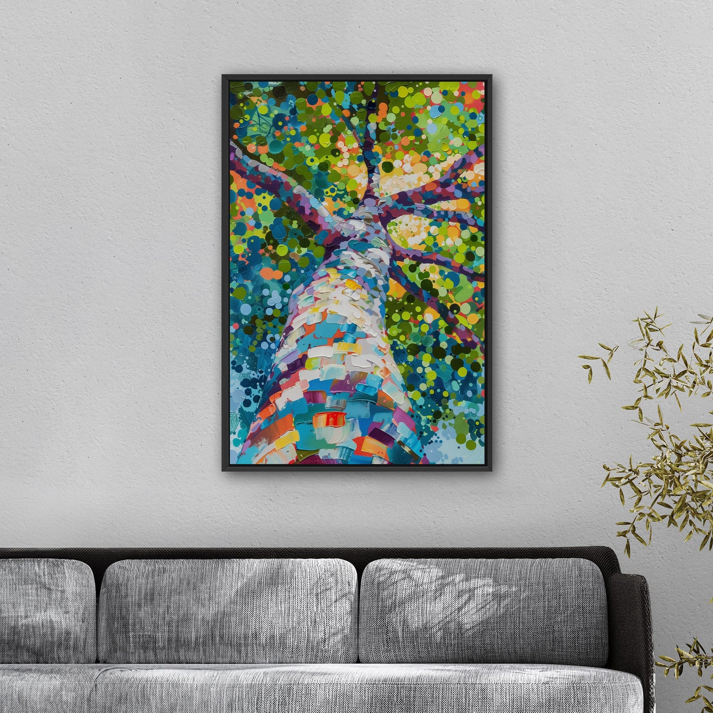 Vibrant tree exuding nature's beauty - Tranquility Enchantment