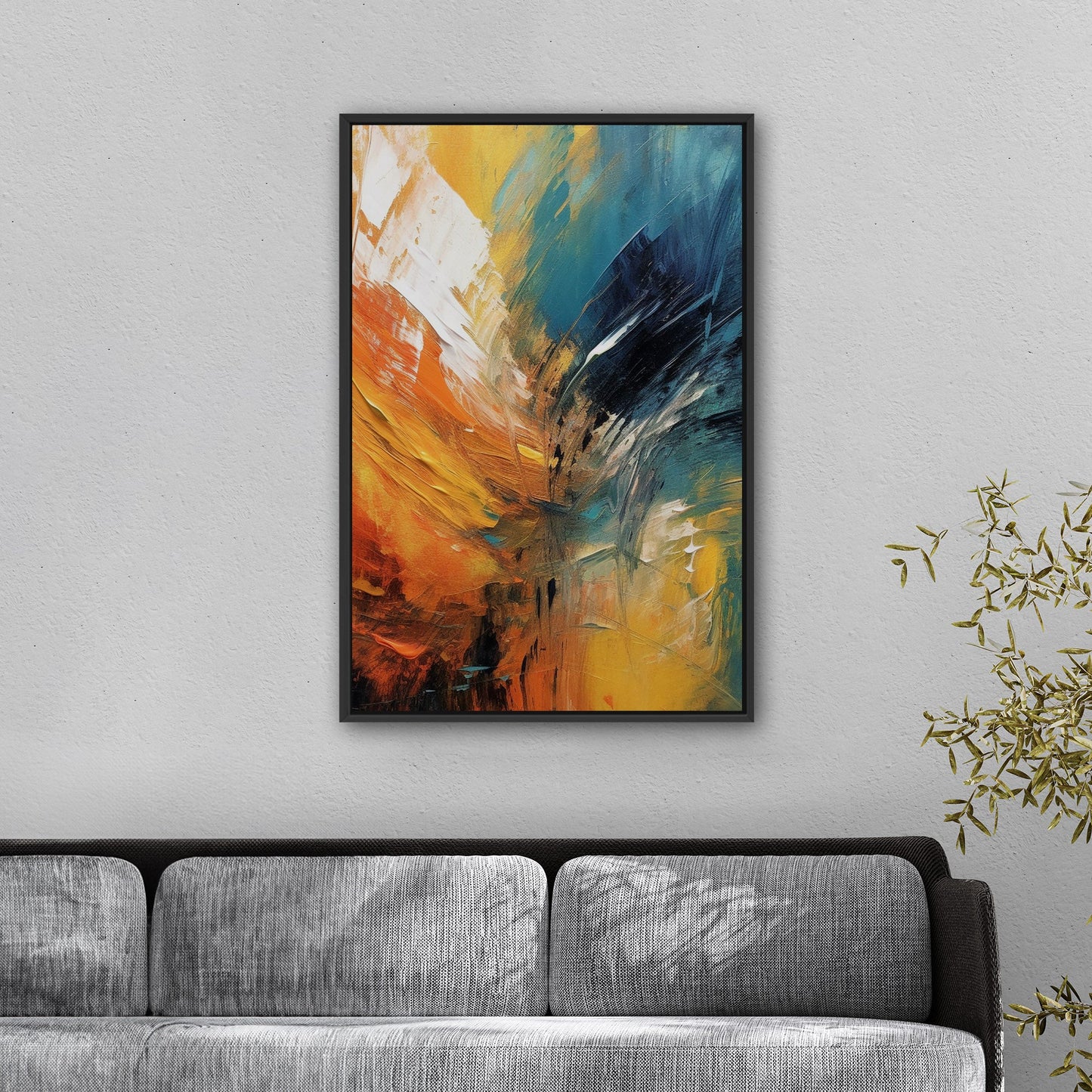 Transform your space with this mesmerizing artwork - Enchanted Brushstrokes