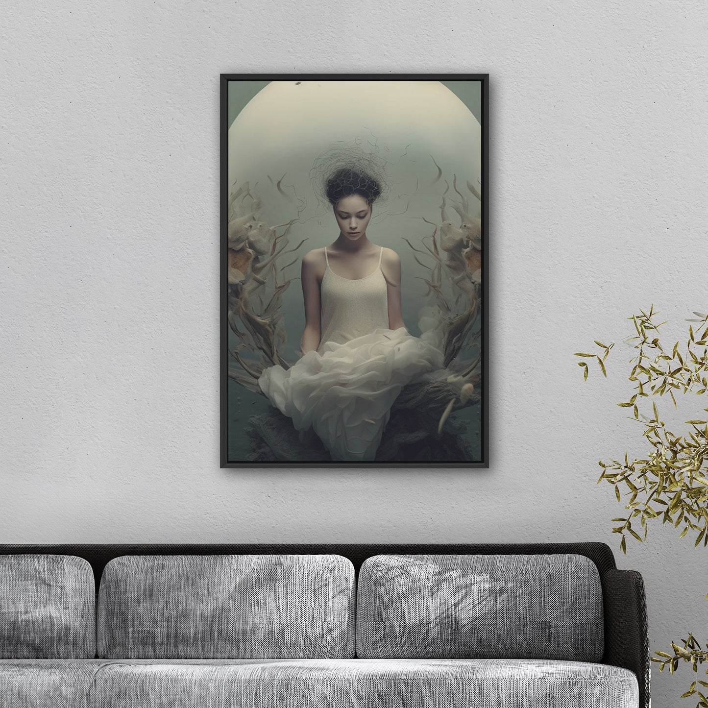 Ethereal, mixed-media art - Mystical Fusion