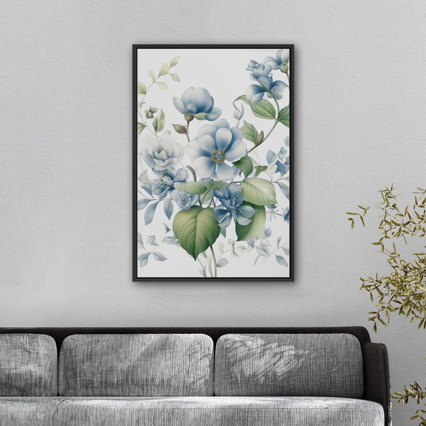 Vintage botanical watercolor - Sleepy Pastel Delight