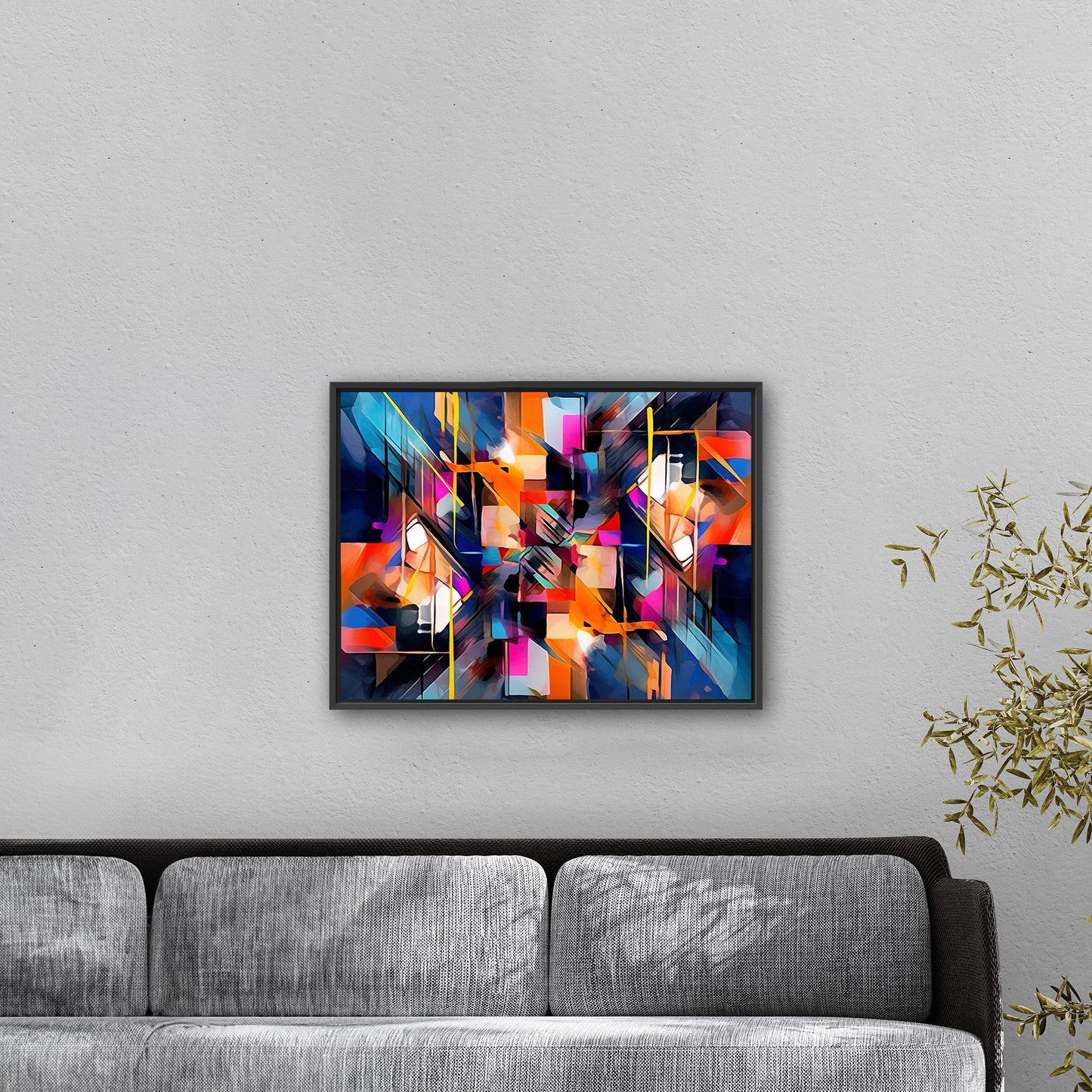 Bold abstract art piece - Vivid Spectrum