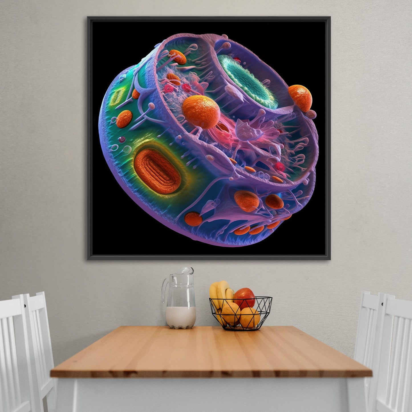 Detailed cell structure diagram - Life's Intricate Harmony