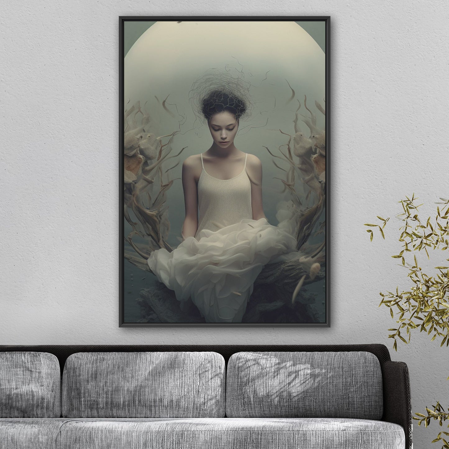 Ethereal, mixed-media art - Mystical Fusion