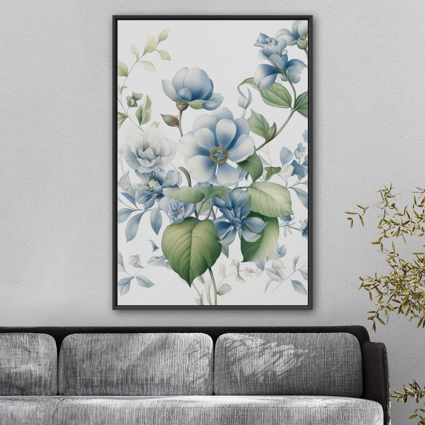 Vintage botanical watercolor - Sleepy Pastel Delight