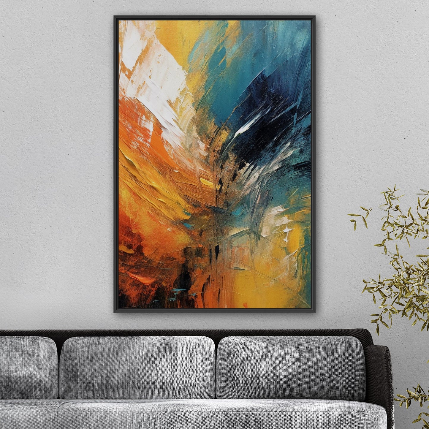 Transform your space with this mesmerizing artwork - Enchanted Brushstrokes