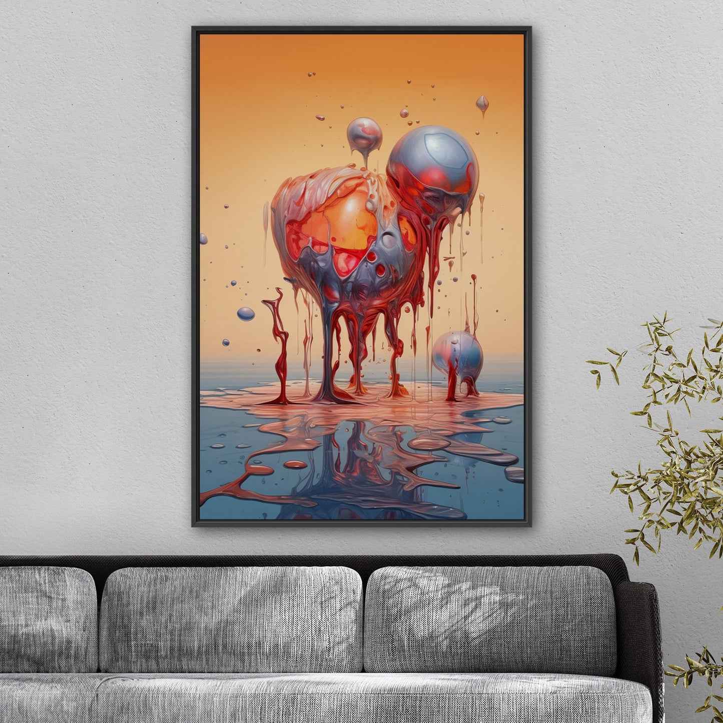 Surreal Abstract Digital Art Render - Ethereal Melting Dreams