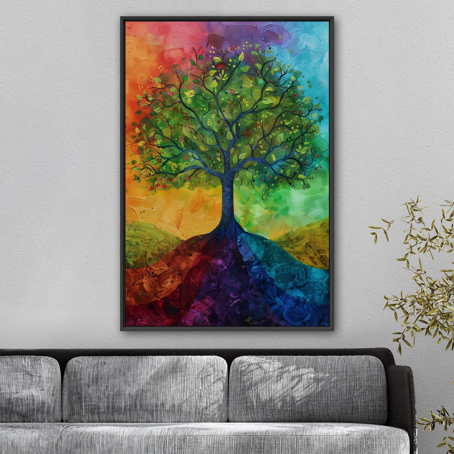 Abstract Tree of Life - Mystical Elegance