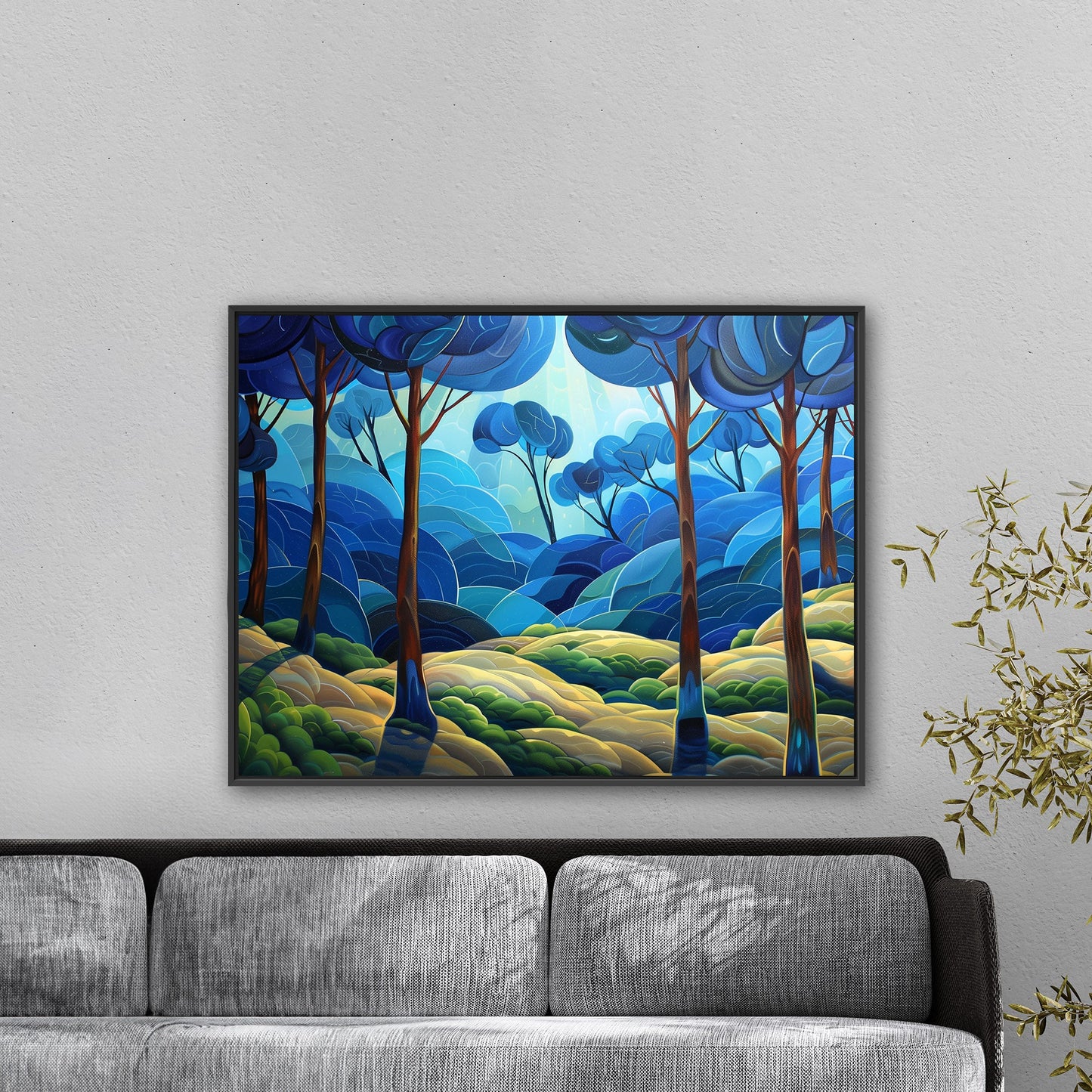 Fantasy Forest Vista - Enchanted Elegance