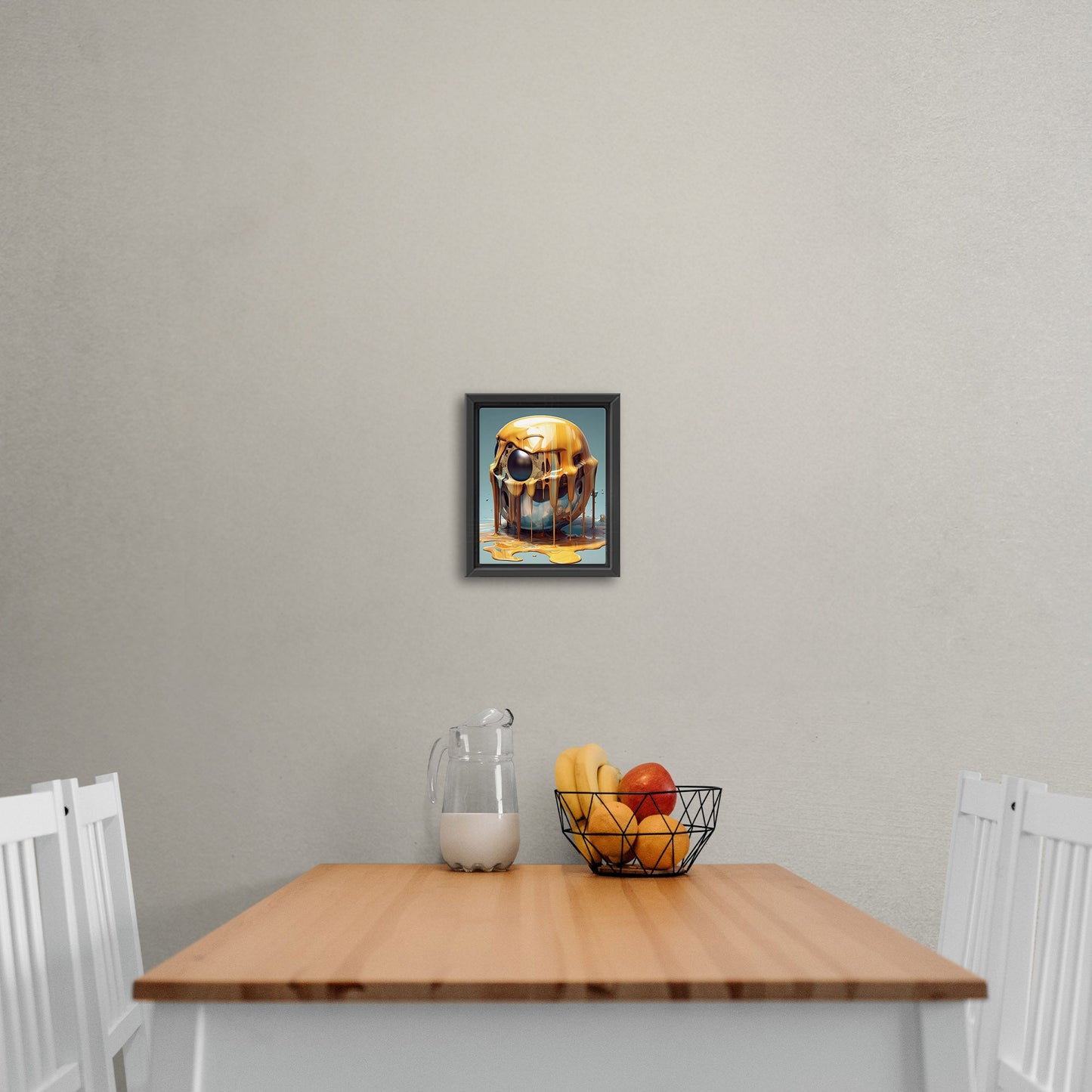 Abstract surreal artwork with melting objects - Enigmatic Essence