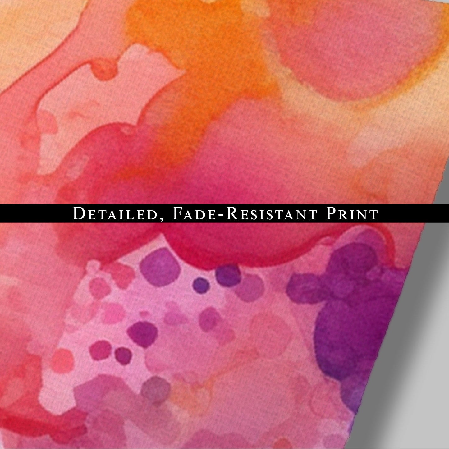 Abstract watercolor art with vibrant colors
