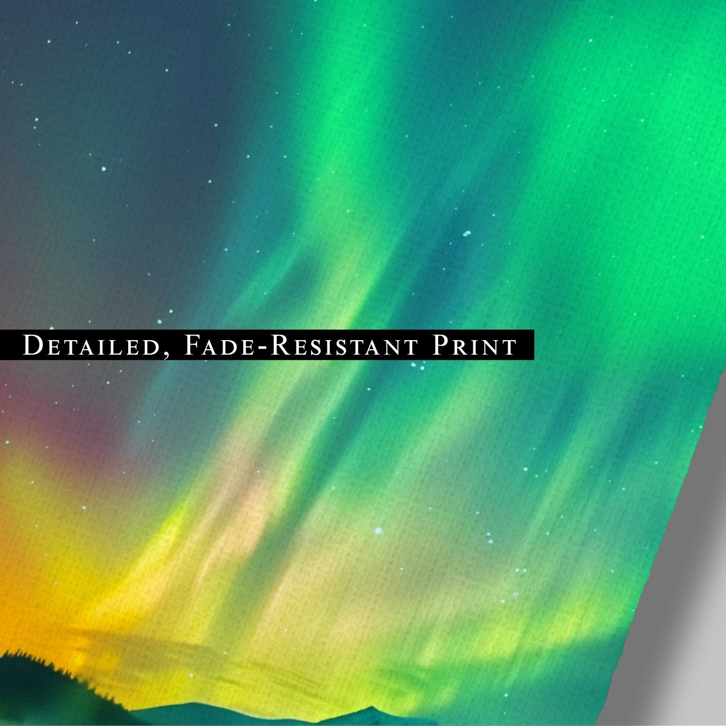 Shimmering Aurora Borealis Wall Art - Enchanted Ethereal Vision