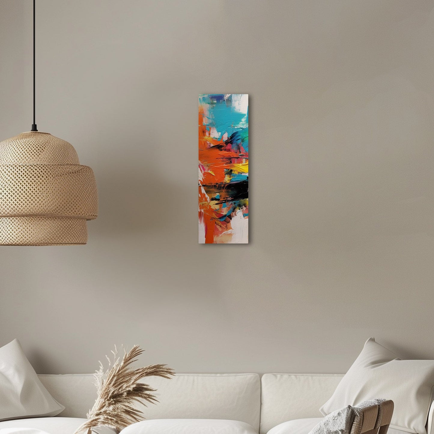 Captivating abstract art with vibrant colors - Spirited Creation