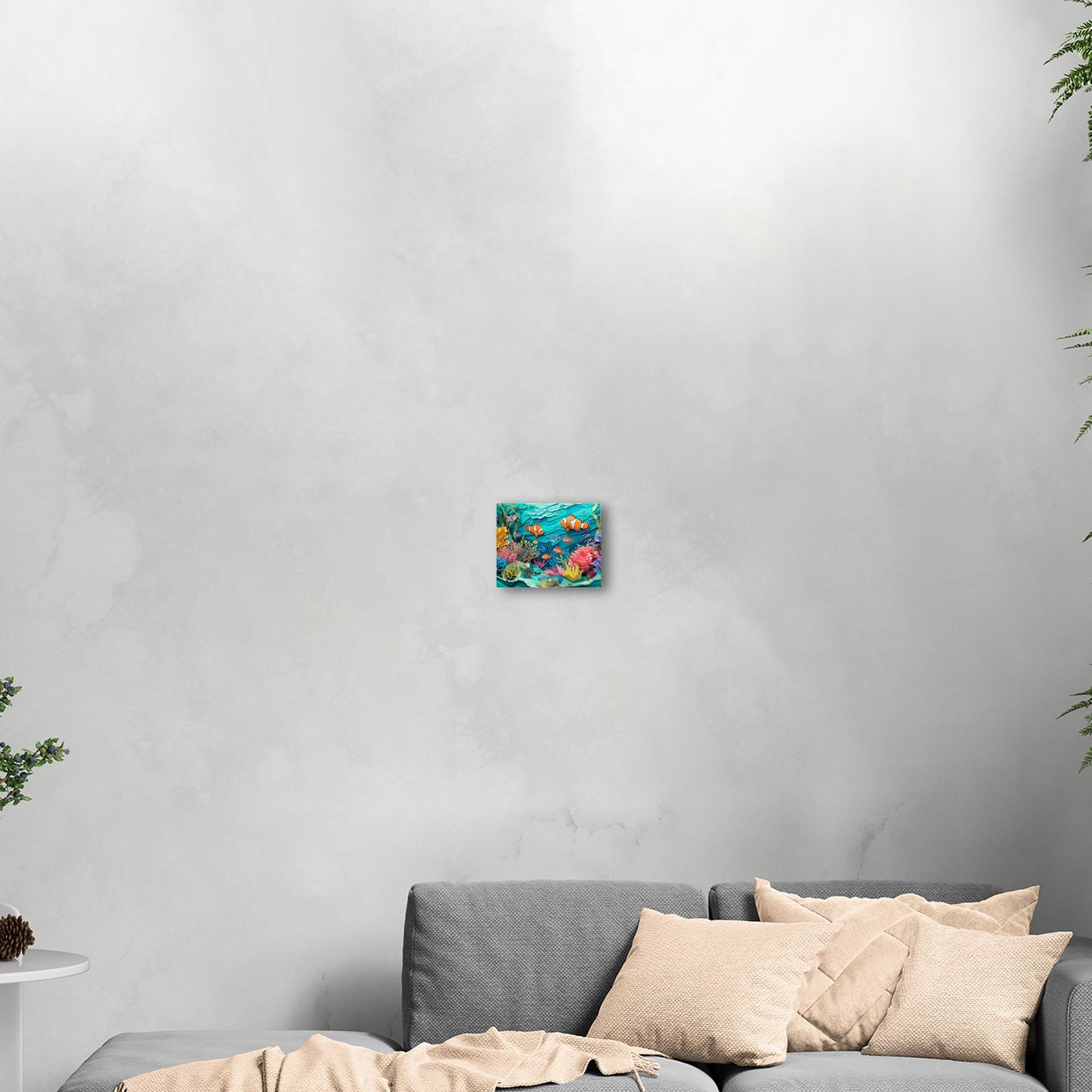 Vibrant marine life art on canvas - Serenity Dance