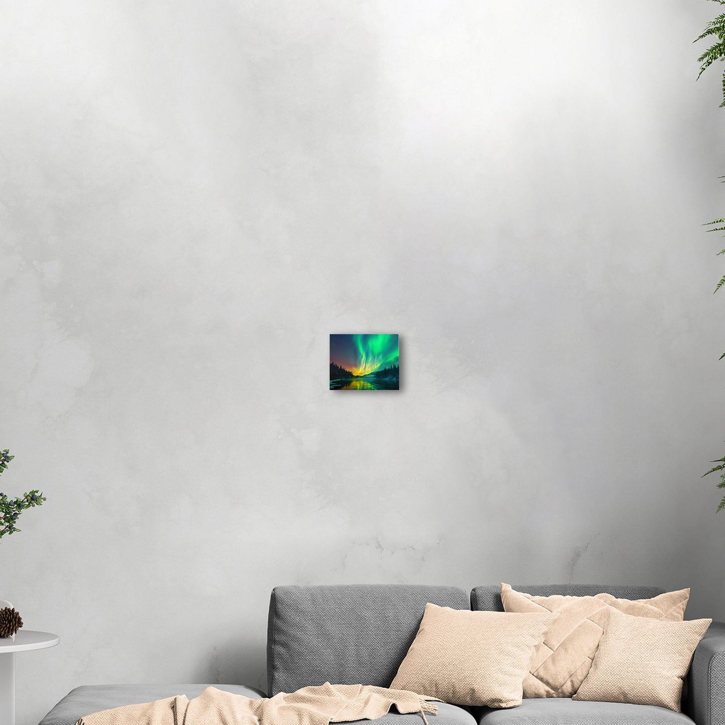 Shimmering Aurora Borealis Wall Art - Enchanted Ethereal Vision