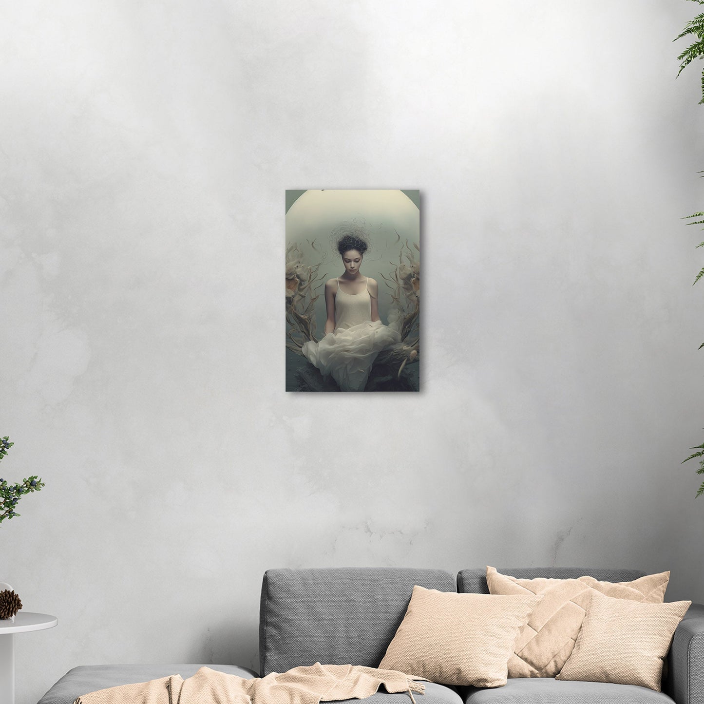 Ethereal, mixed-media art - Mystical Fusion