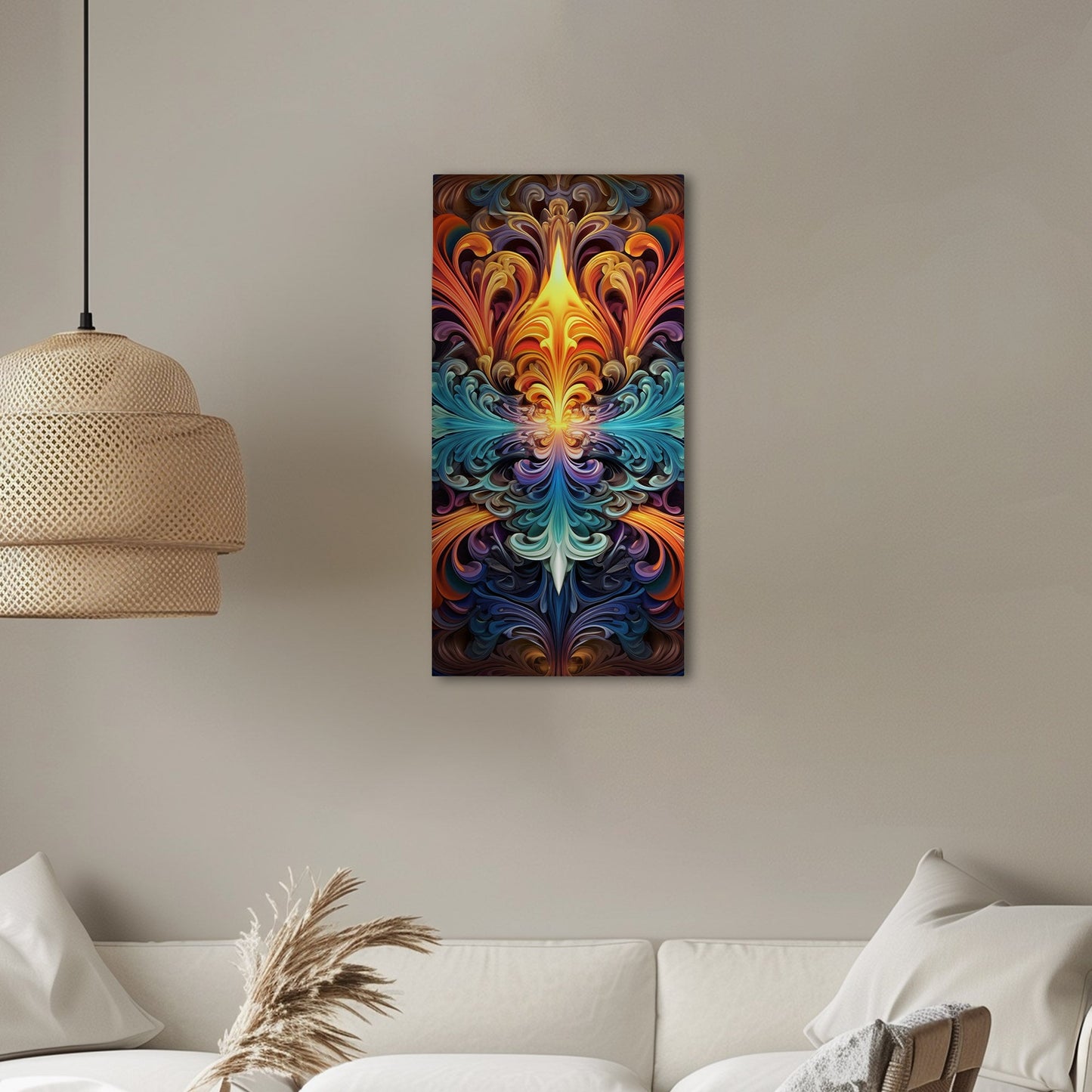 Intricate fractal art elevating your decor - Unique Elegance