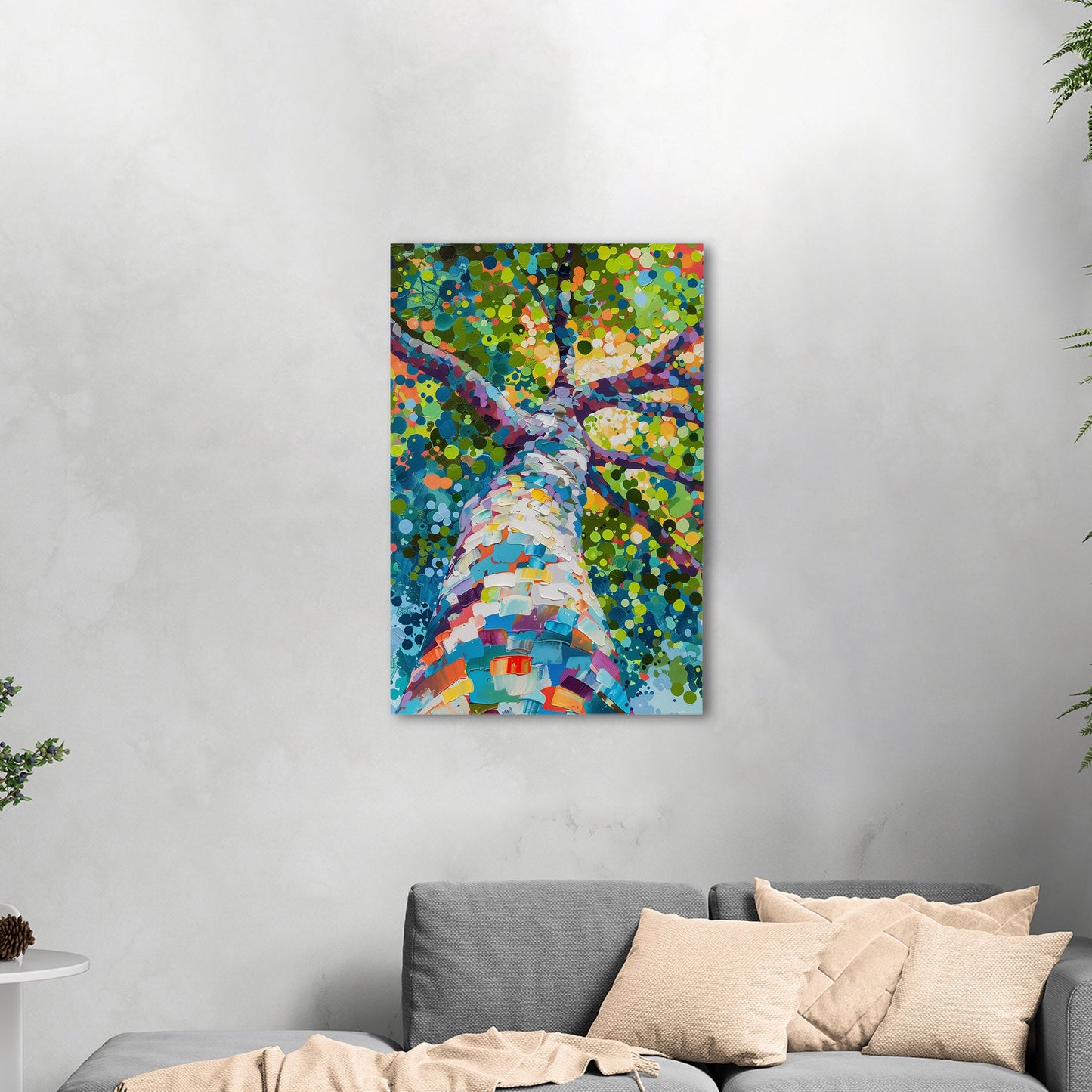 Vibrant tree exuding nature's beauty - Tranquility Enchantment
