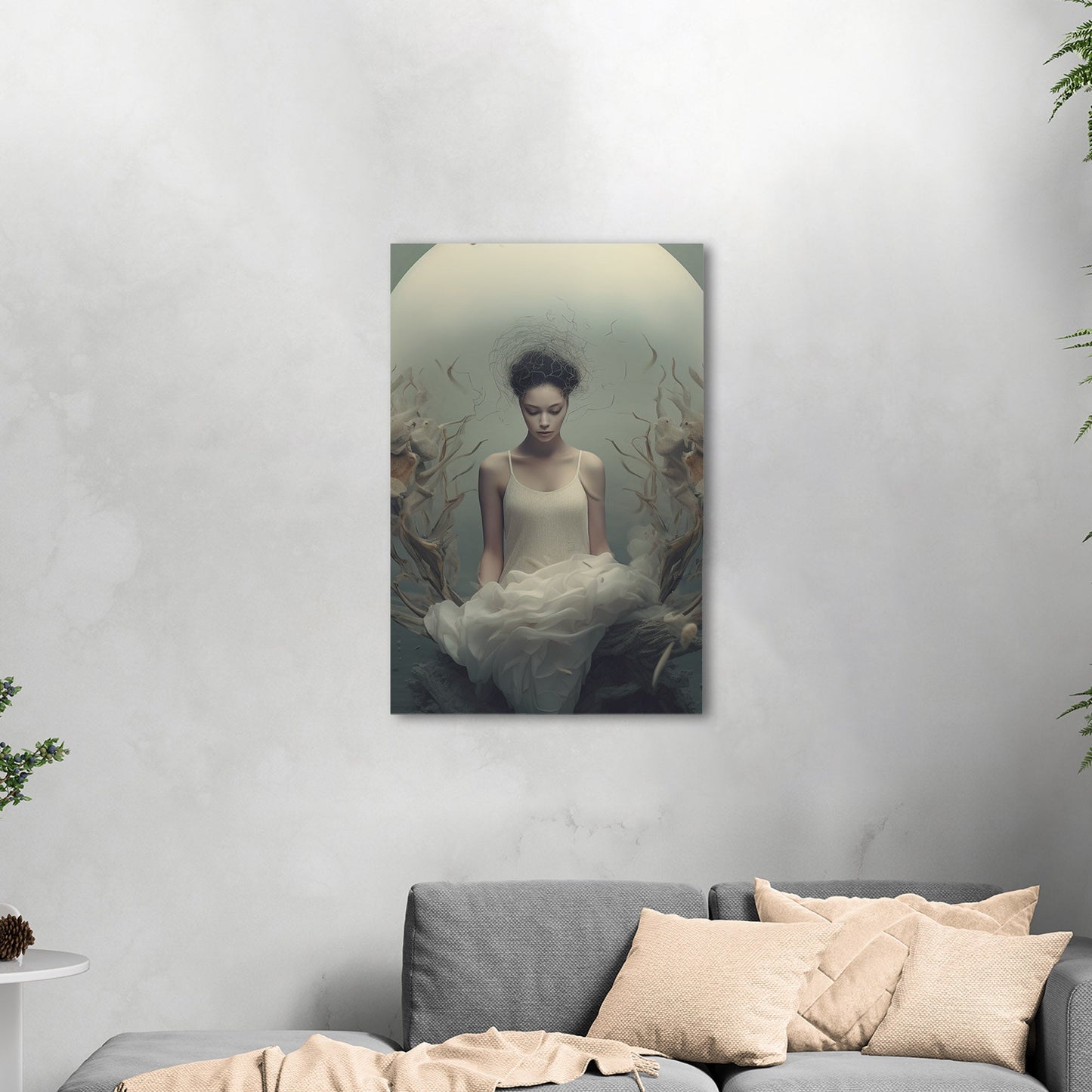 Ethereal, mixed-media art - Mystical Fusion