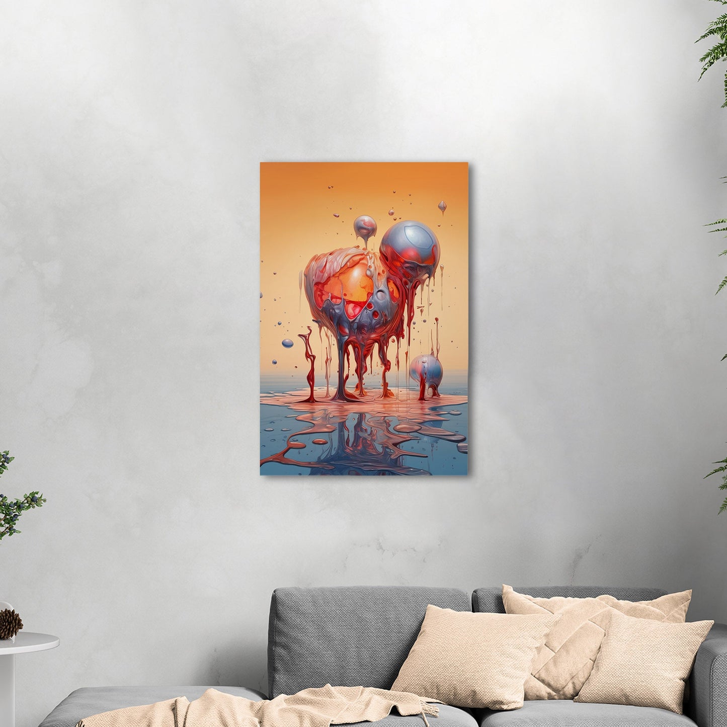 Surreal Abstract Digital Art Render - Ethereal Melting Dreams