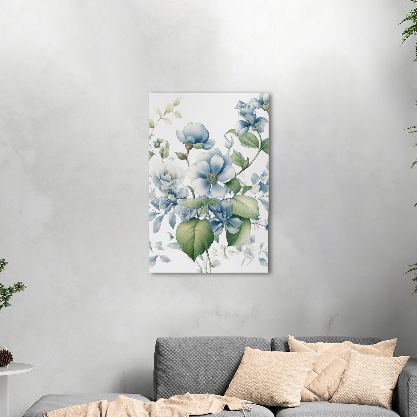 Vintage botanical watercolor - Sleepy Pastel Delight