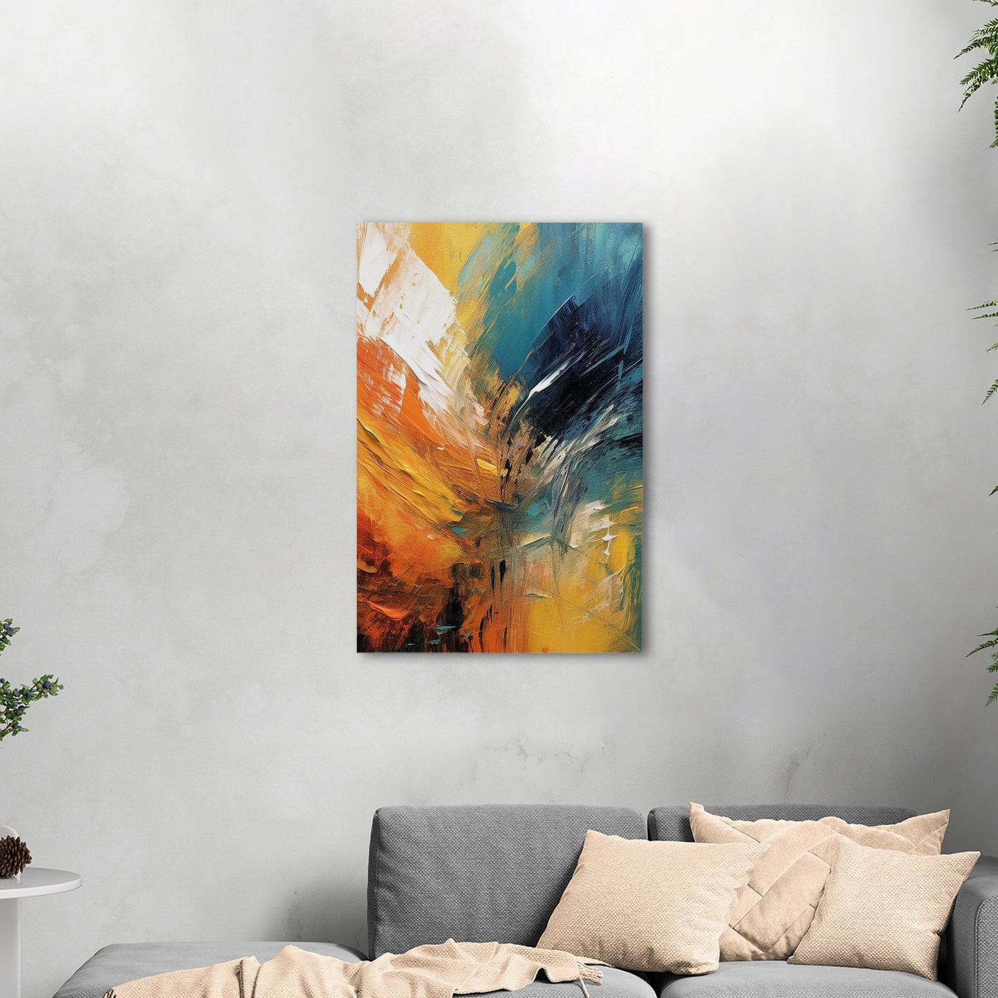 Transform your space with this mesmerizing artwork - Enchanted Brushstrokes