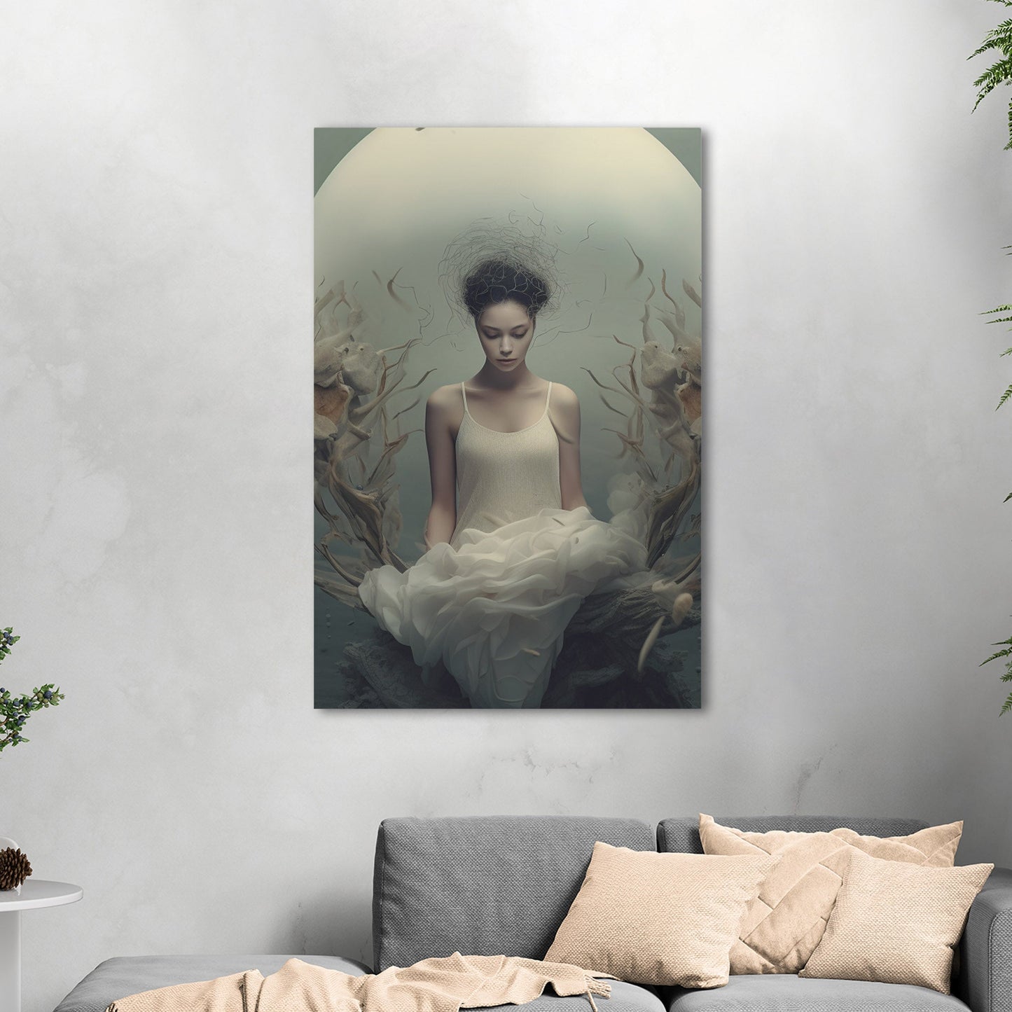 Ethereal, mixed-media art - Mystical Fusion