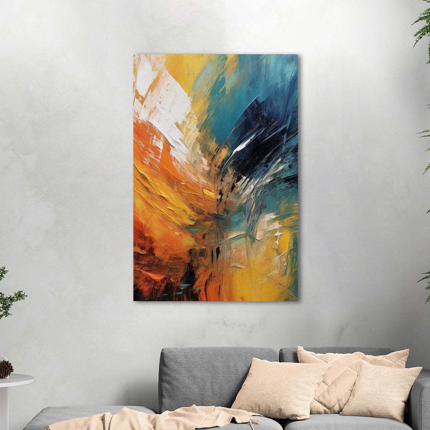 Transform your space with this mesmerizing artwork - Enchanted Brushstrokes