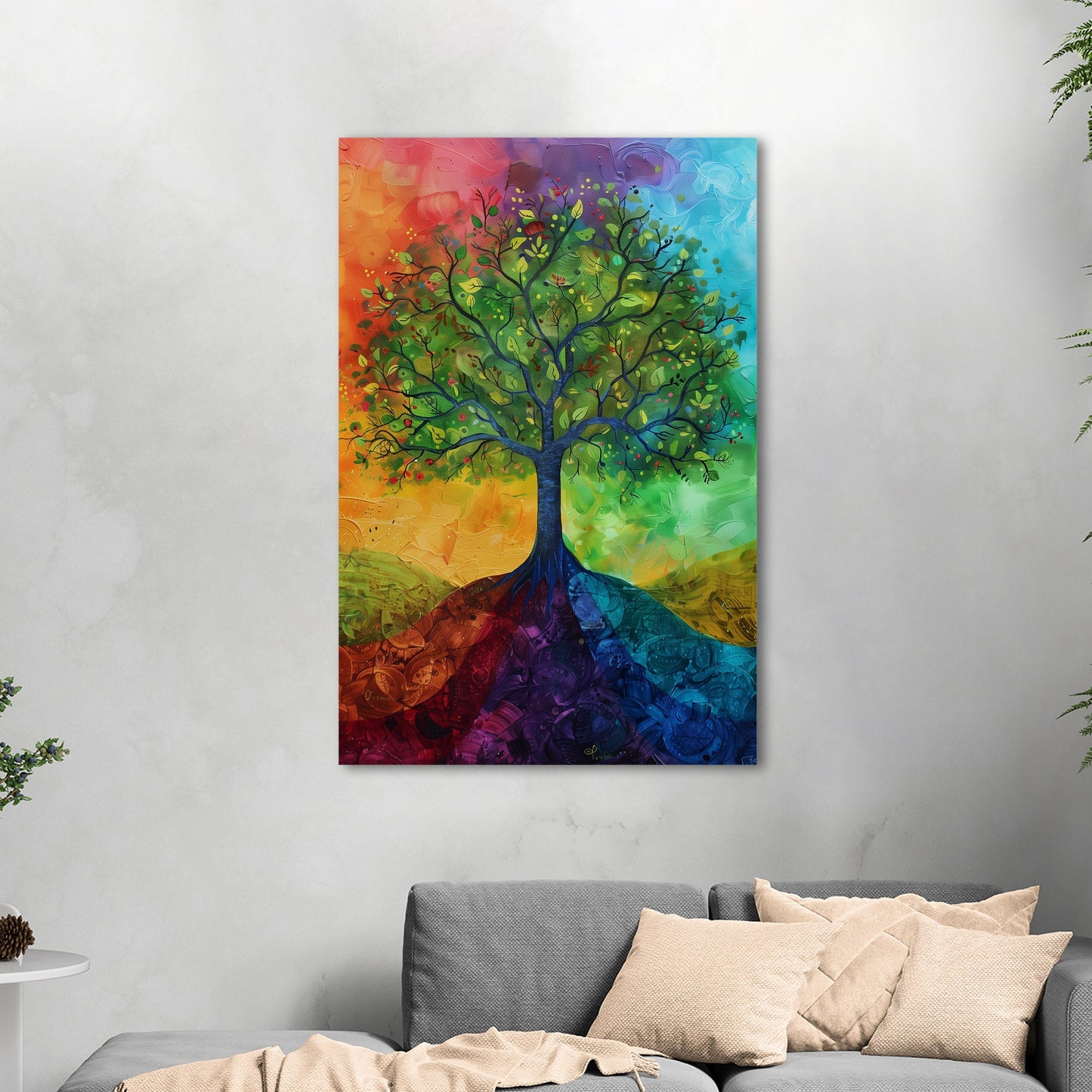 Abstract Tree of Life - Mystical Elegance