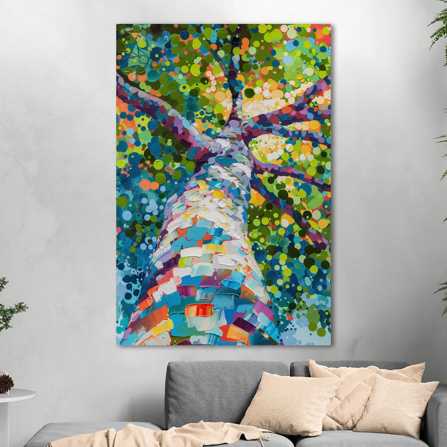 Vibrant tree exuding nature's beauty - Tranquility Enchantment