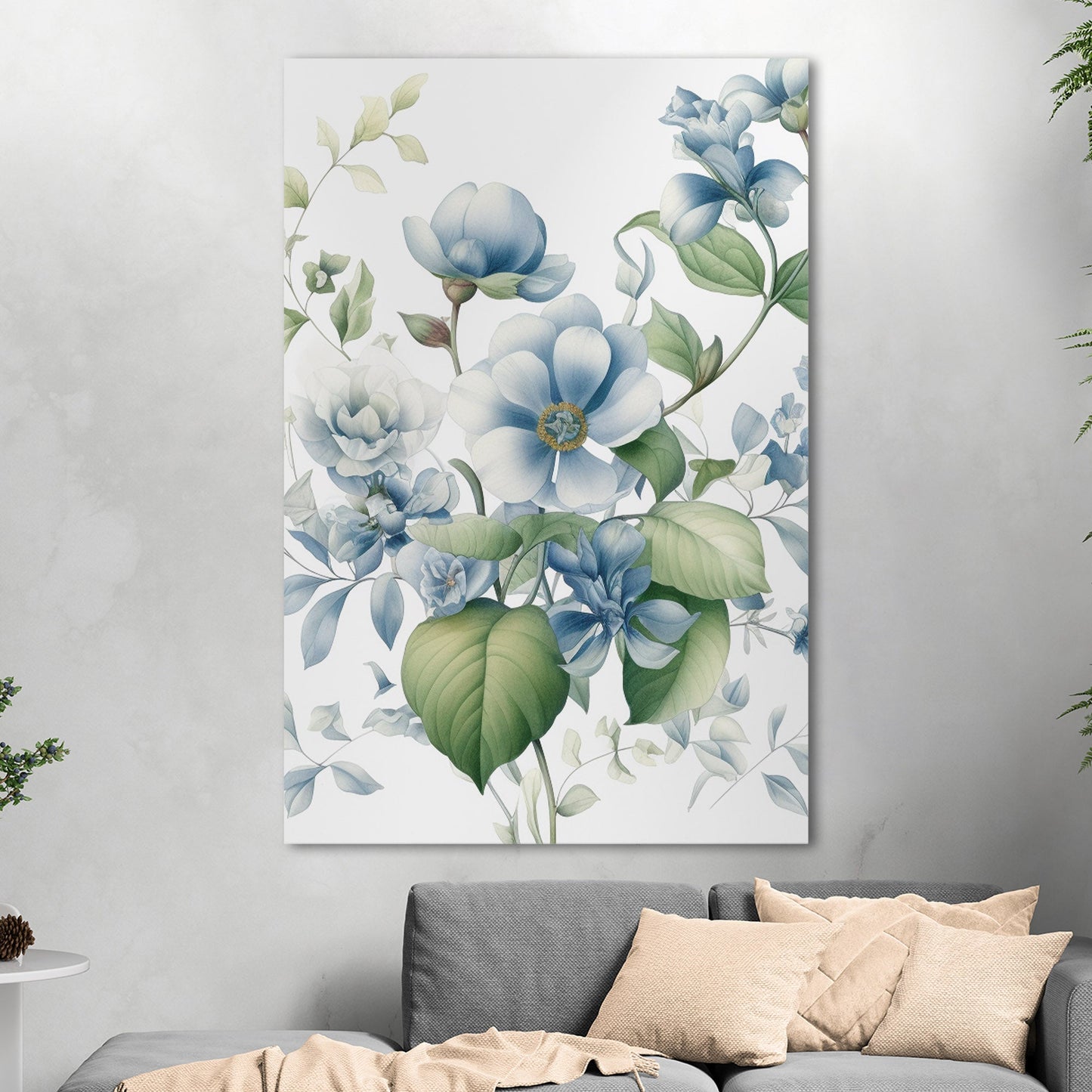 Vintage botanical watercolor - Sleepy Pastel Delight