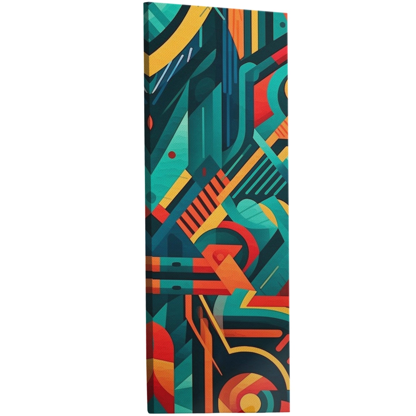 Bold graphic pattern wall art inspired by modern design - Vibrant Abstraction